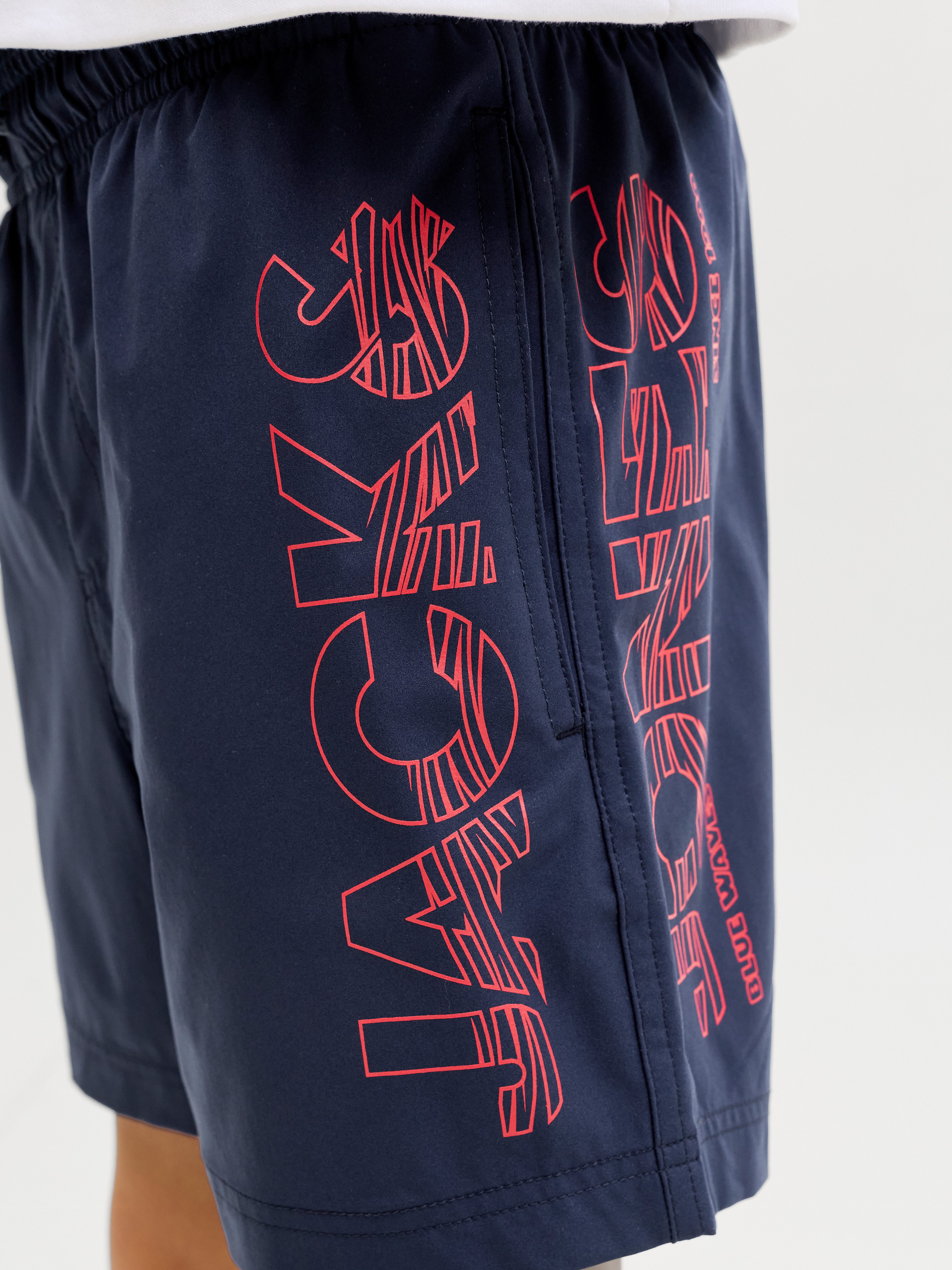 Jack & Jones Junior Badeshorts JPSTMAUI WAVE LOGO SWIM SHORTS SN JNR