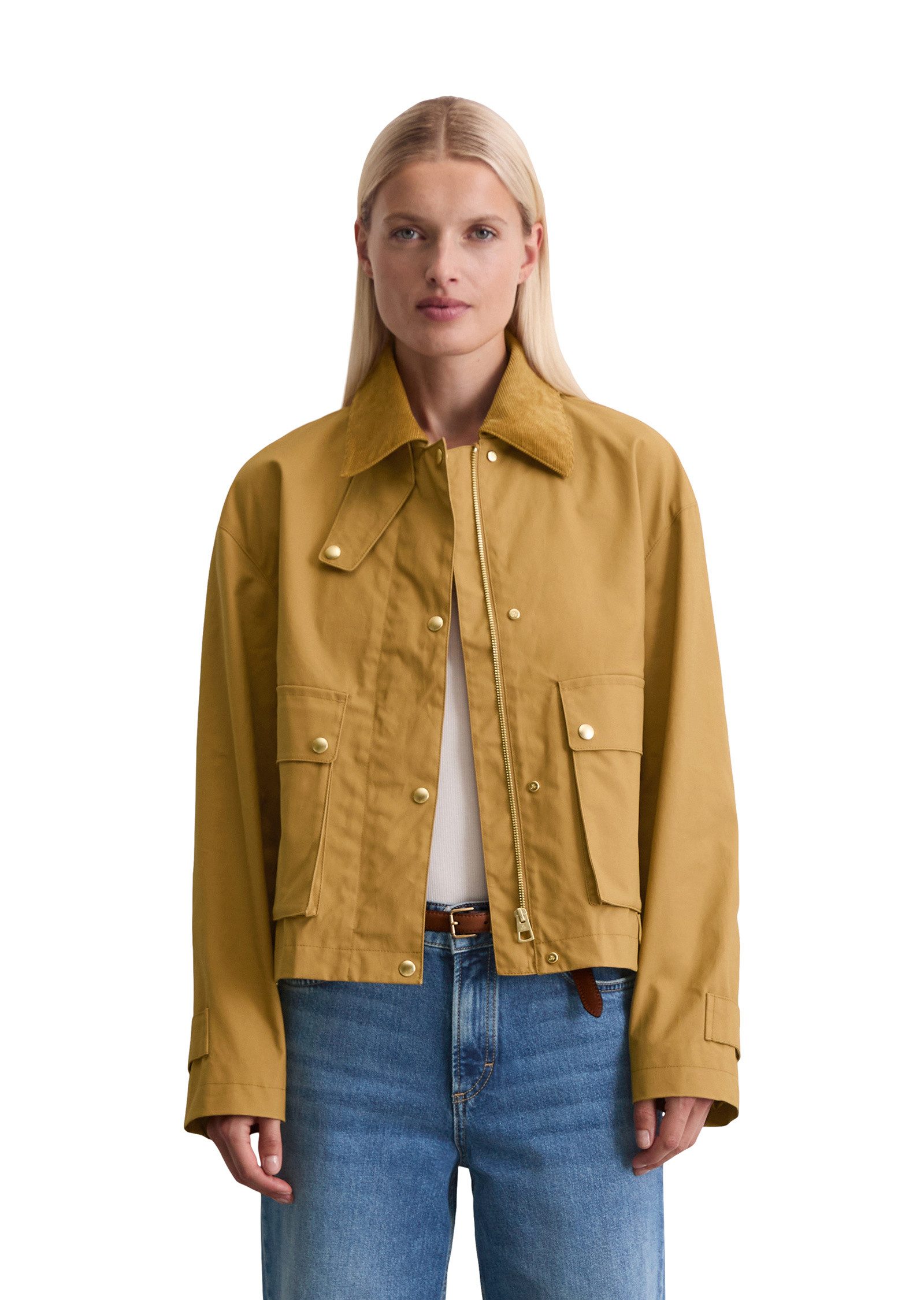 Marc O'Polo Outdoorjacke aus Waxed-Cotton günstig online kaufen