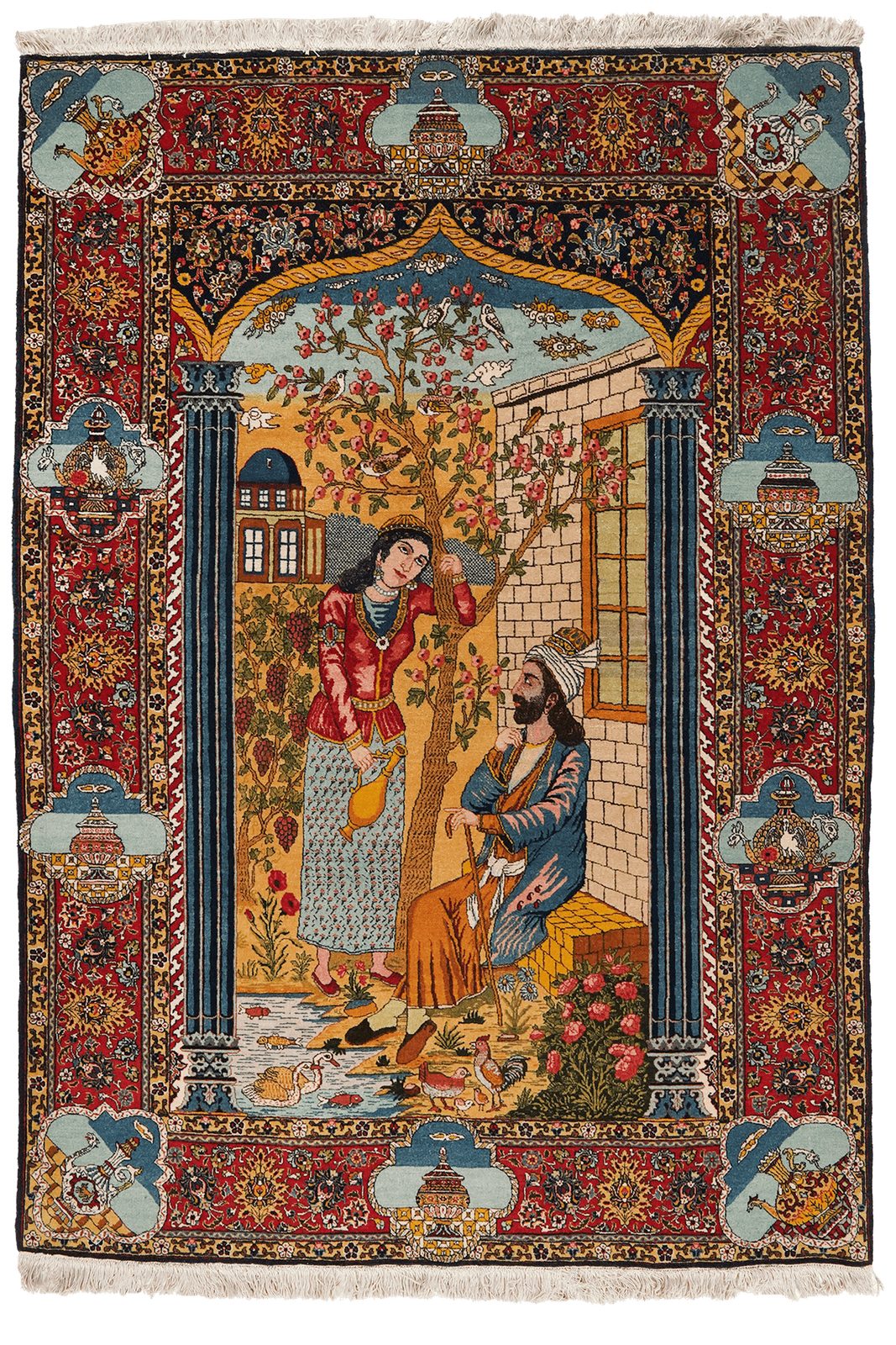 Looma Orientteppich Tabriz Old 194x136cm, rechteckig, Höhe: 6 mm, Tabriz Old, Schurwolle, Unikat
