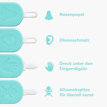 Frida Babypflege-Set 3-in-1 Nasen, Nägel- und Ohrenreiniger für Babys und Kleinkinder, inklusive Aufbewahrungsbox