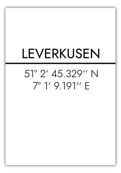 MOTIVISSO Poster Leverkusen Koordinaten #2