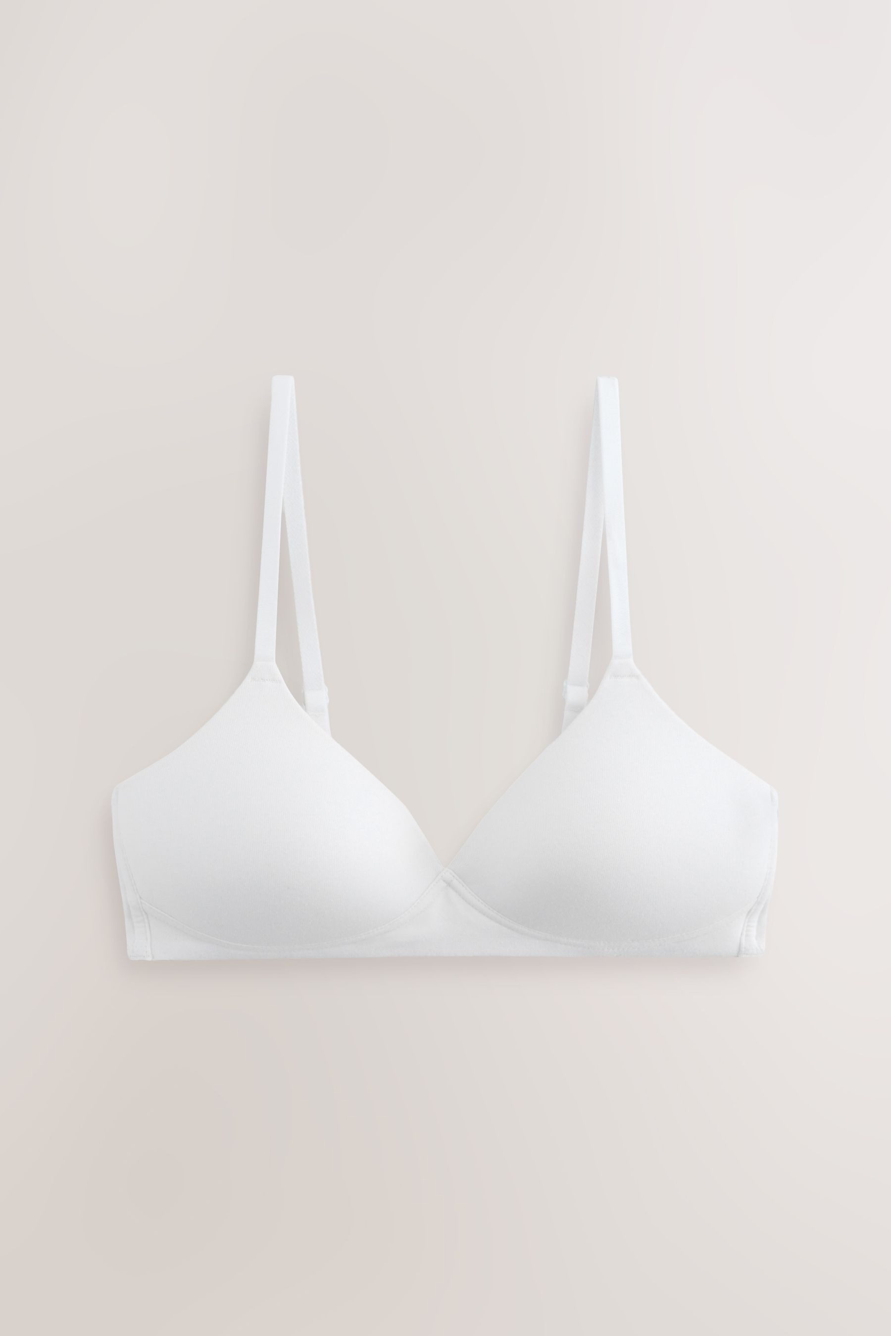 Next Set: Bügelloser BH Wattierte, bügellose BHs aus Baumwolle, 4er-Pack (4-tlg)