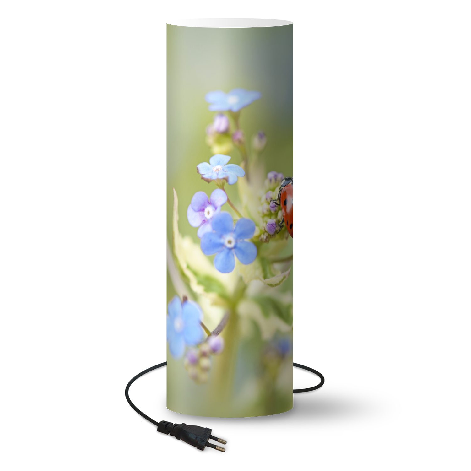 MuchoWow Stehlampe »Marienkäfer - Blume - Frühling«, LED wechselbar, Lampen  Stehlampen Stehleuchte, Inklusive LED-Lampe