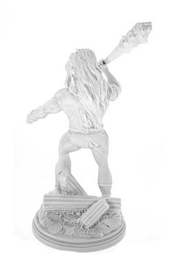 Kremers Schatzkiste Dekofigur Alabaster Figur Hercules Sohn des zeus Skulptur 28 cm weiß Glück
