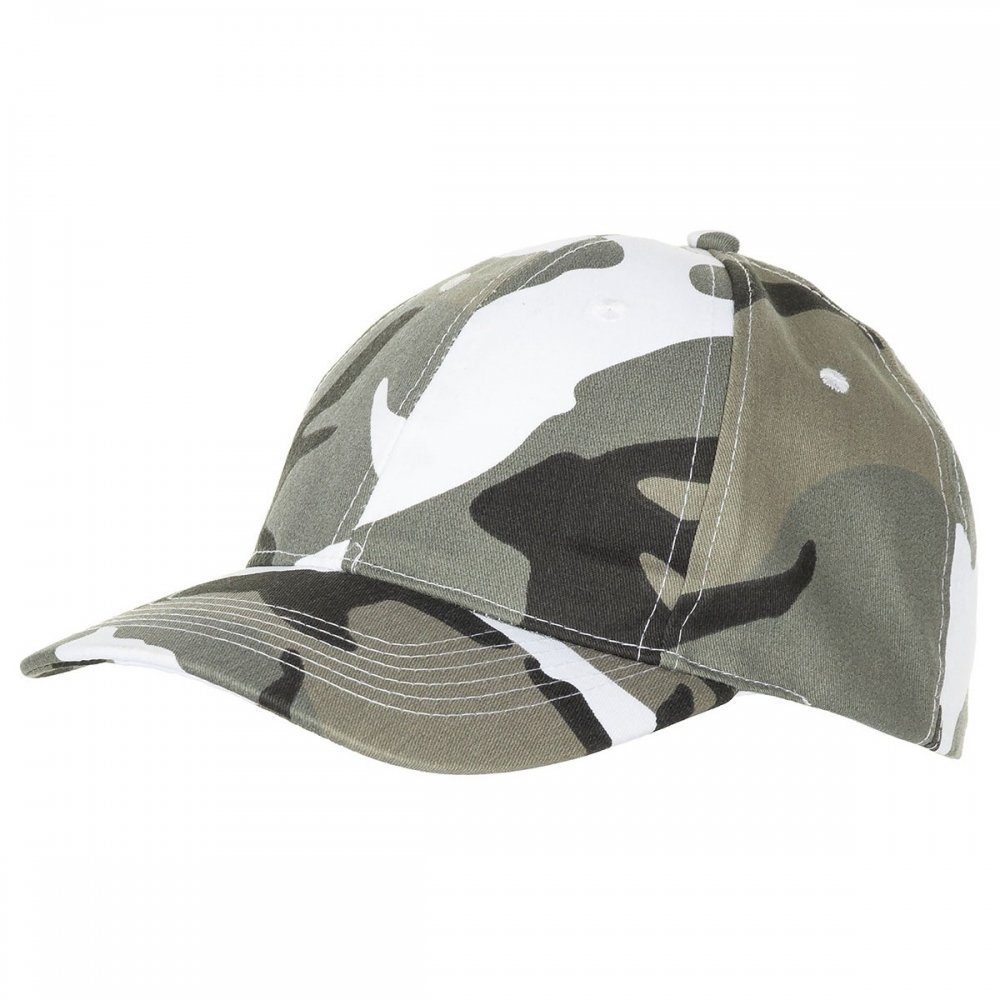 MFH Cap urban größenverstellbar mit schwarz, Schild, Cap, US Baseball