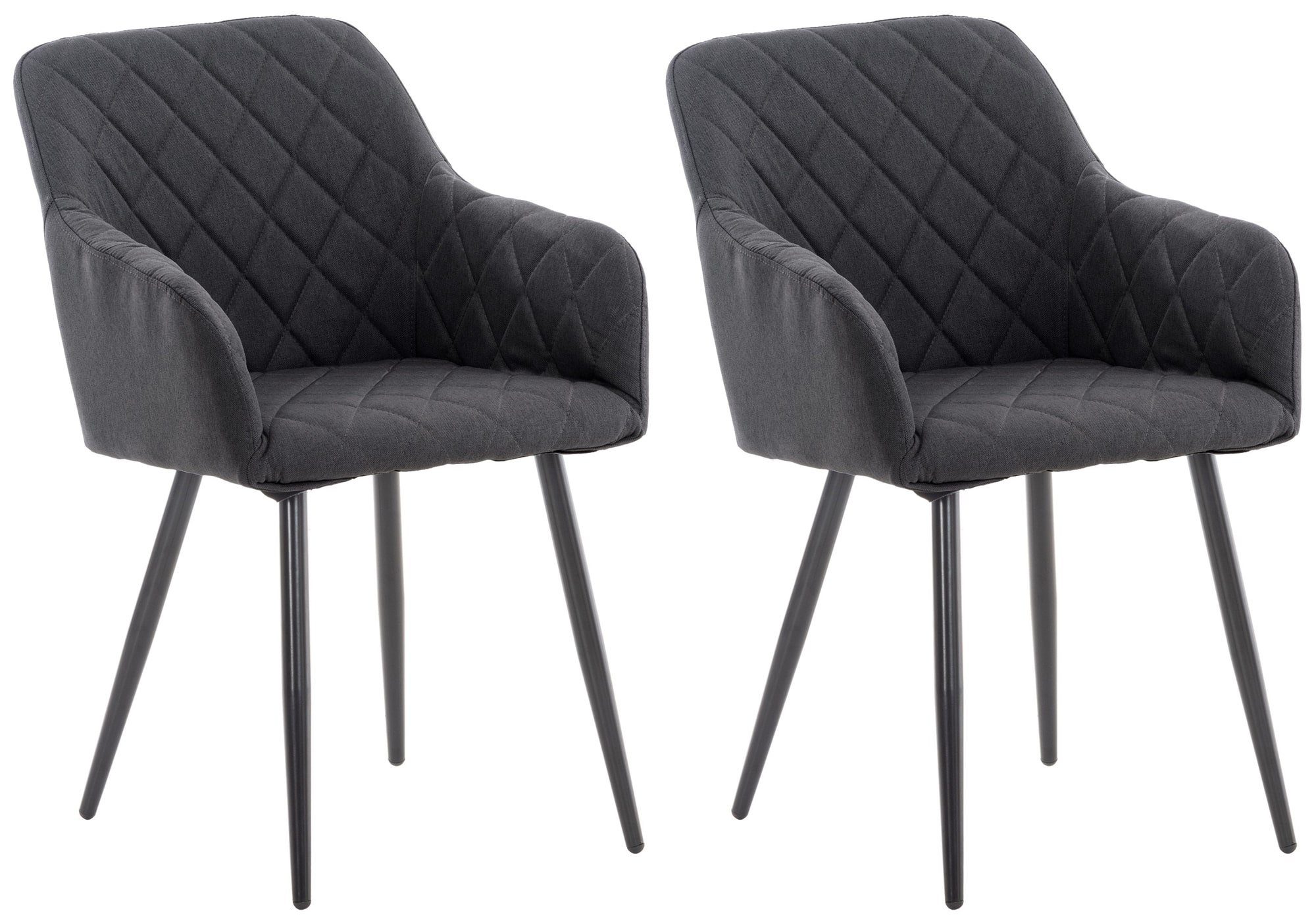 CLP Esszimmerstuhl Shila (2er Set), Samt günstig online kaufen