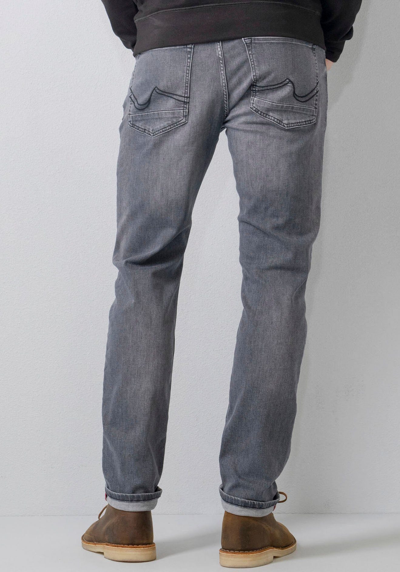 Petrol Regular-fit-Jeans Industries grey RUSSEL