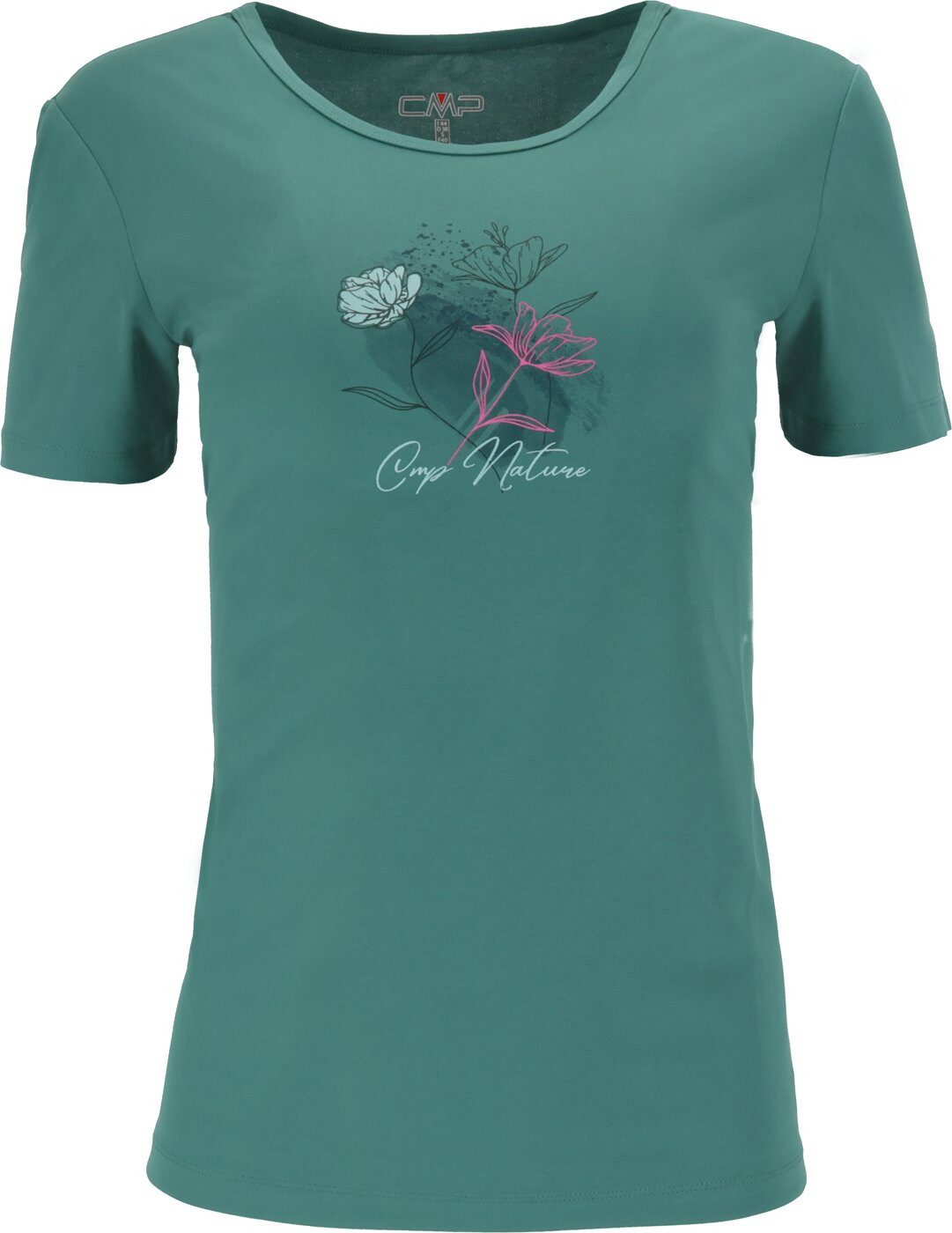 CMP Funktionsshirt WOMAN T-SHIRT AGAVE-OPALE