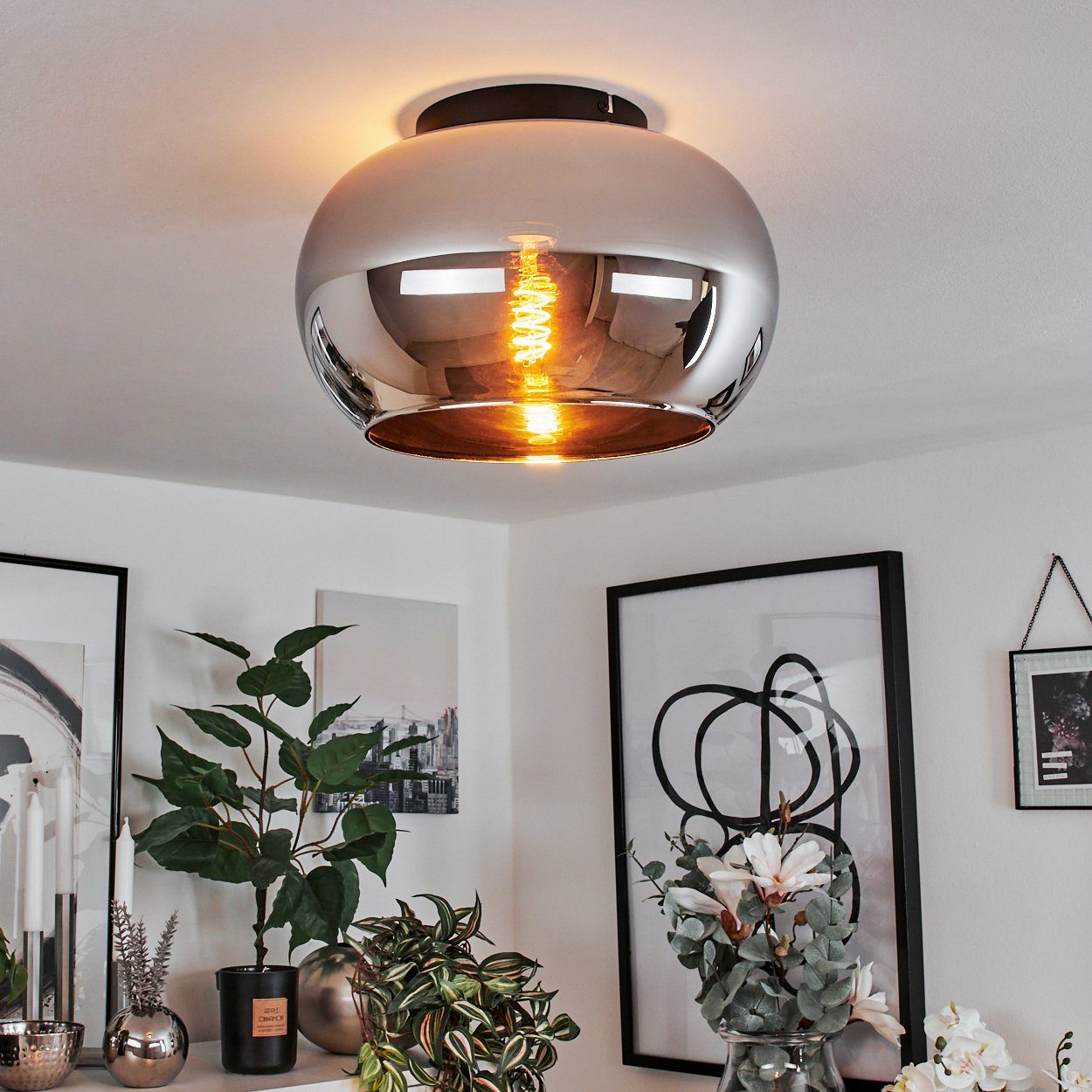 hofstein Deckenleuchte »Cardeto« moderne Deckenlampe aus günstig online kaufen