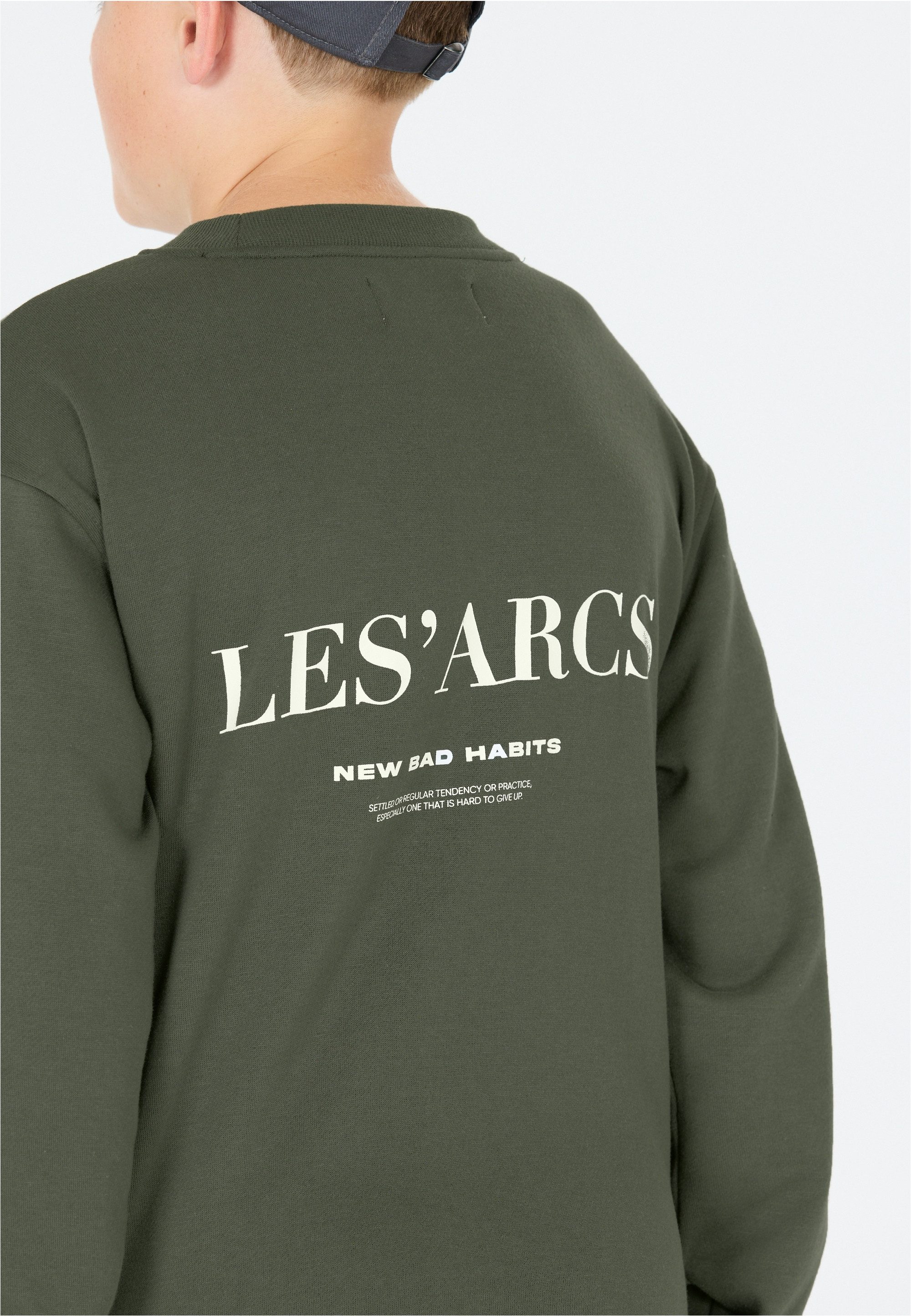 Les'Arcs Sweatshirt Deasach mit stylischem Print und bequemer Passform