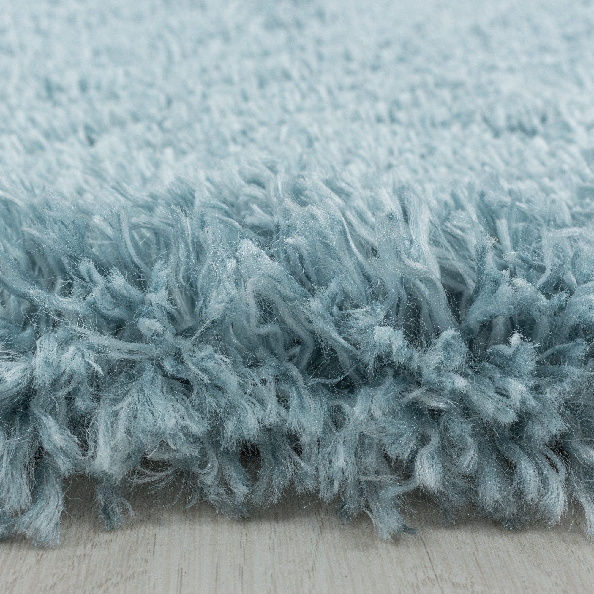 Carpettex Hochflor-Teppich Unicolor - Einfarbig, Läufer, Höhe: 30 mm, Teppich Wohnzimmer Einfarbig Shaggy verschidene farben und größen