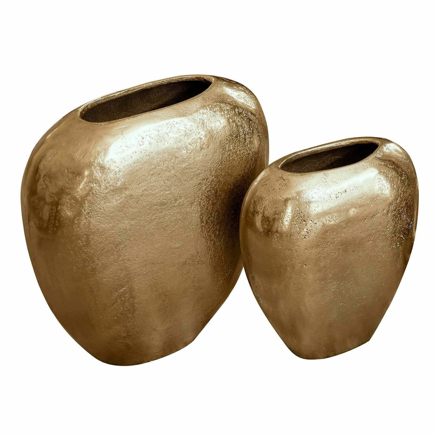 Mirabeau Tischvase Vase 2er Set Cezelle champagner