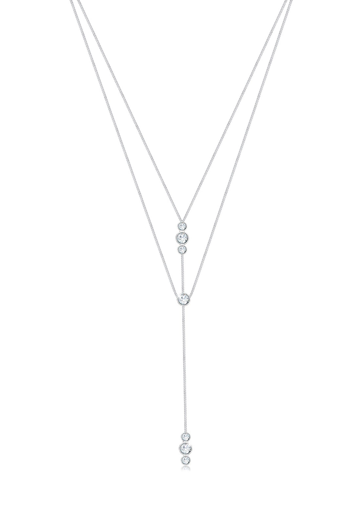 Elli Gliederkette Y-Kette Layer und Kristalle günstig online kaufen