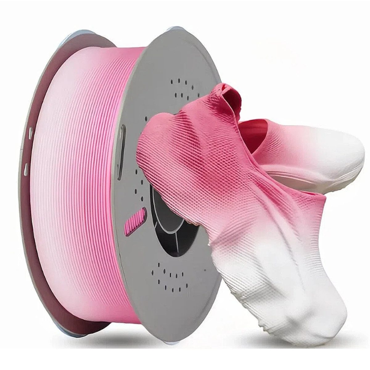 KINGROON Filament 3D Drucker TPU Filament 1,75mm 1KG mit Farbverlauf, 3D-Druckmaterialien für Handyhüllen, Einlegesohlen & Armbänder
