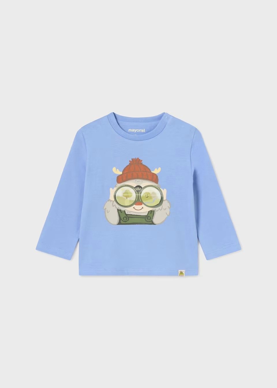 Langarmshirt Interaktives Baby-Langarmshirt, Fernglas-Design (203682)