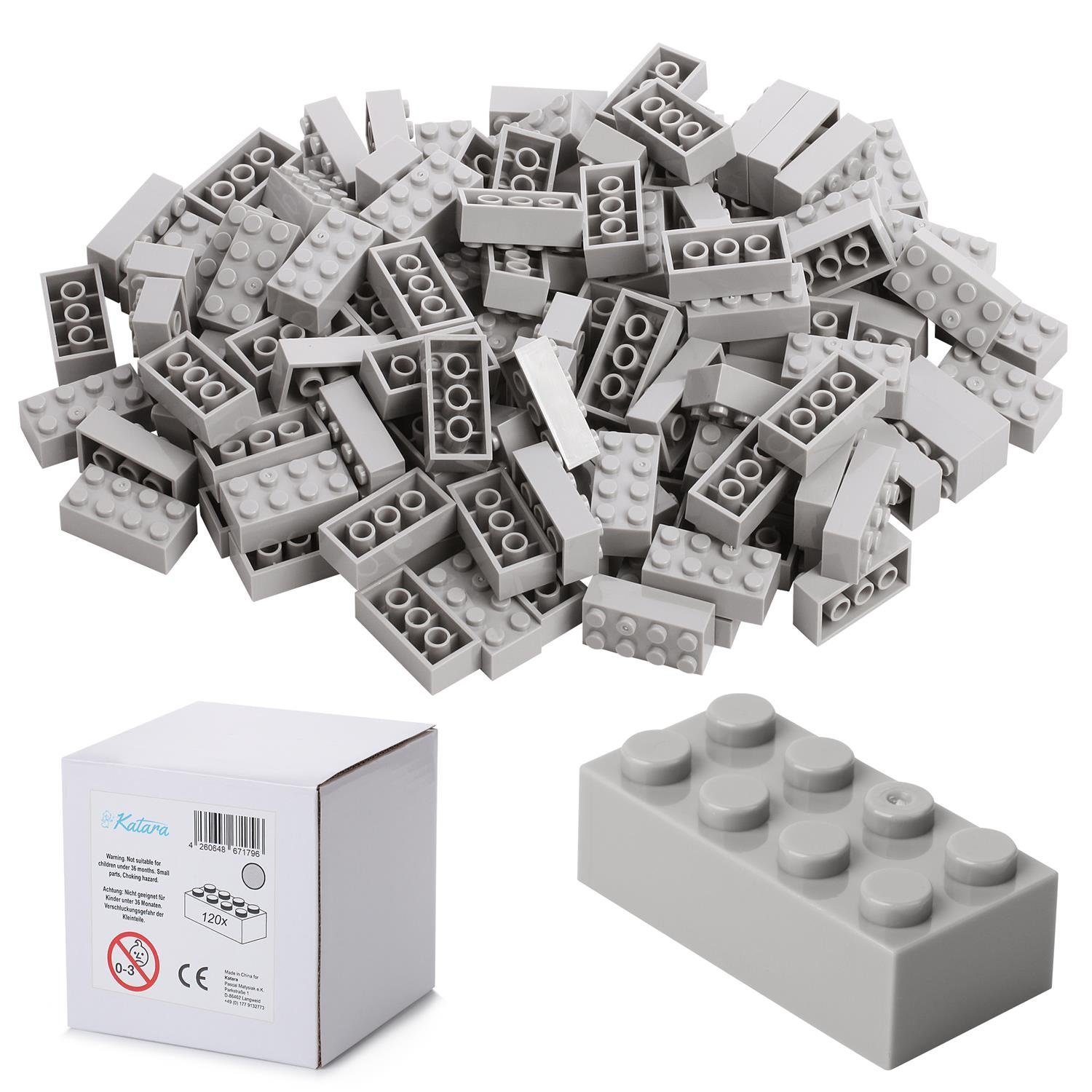Katara 120 Steckbausteine 4x2 Noppen, Spielzeug Konstruktionsspielsteine, ( günstig online kaufen