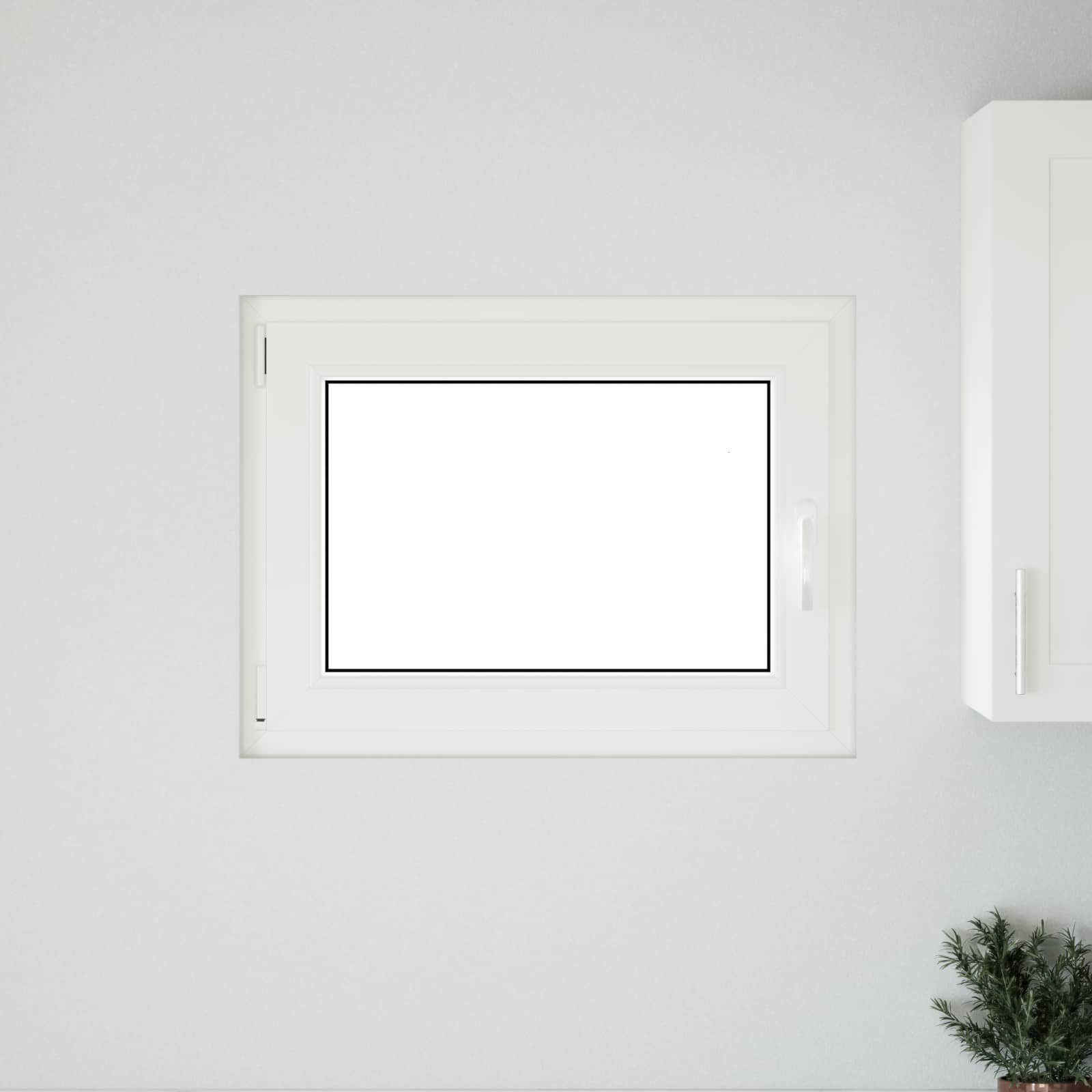 vidaXL Fenster Kipp- und Drehfenster für den Keller RISOR 80 x 50 cm, (1 St)