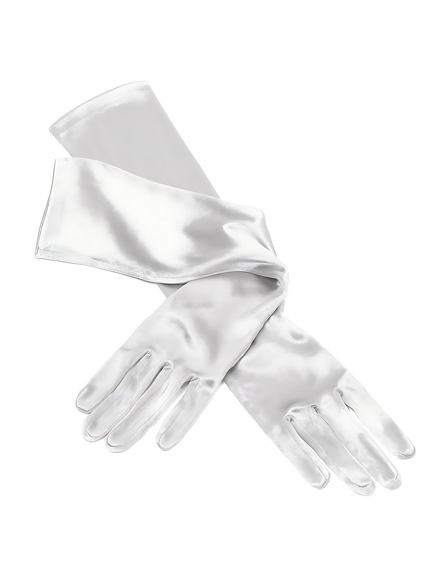 thetru Kostüm Gala Handschuhe in verschiedenen Farben, Lange, satinglänzende Handschuhe für Damen