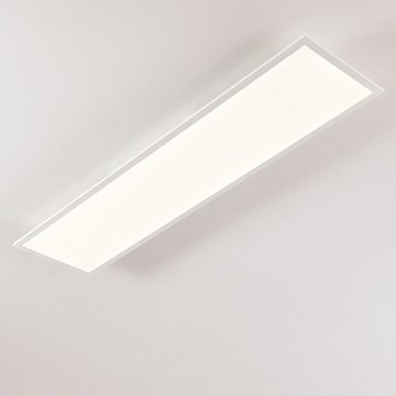 hofstein Panel »Posmon« LED Deckenpanel moderne aus Kunststoff in Weiß, 4000 Kelvin, Panel, 3000 Lumen, rechteckiges Deckenpanel