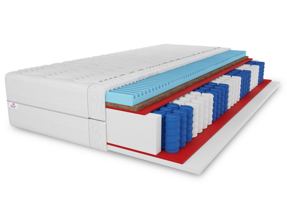 Taschenfederkernmatratze »7-Zonen Multi-Taschenfederkern Matratze M-Eins«, Moebel-Eins, 19 cm hoch, 7-Zonen Multi-Taschenfederkern Matratze M-Eins