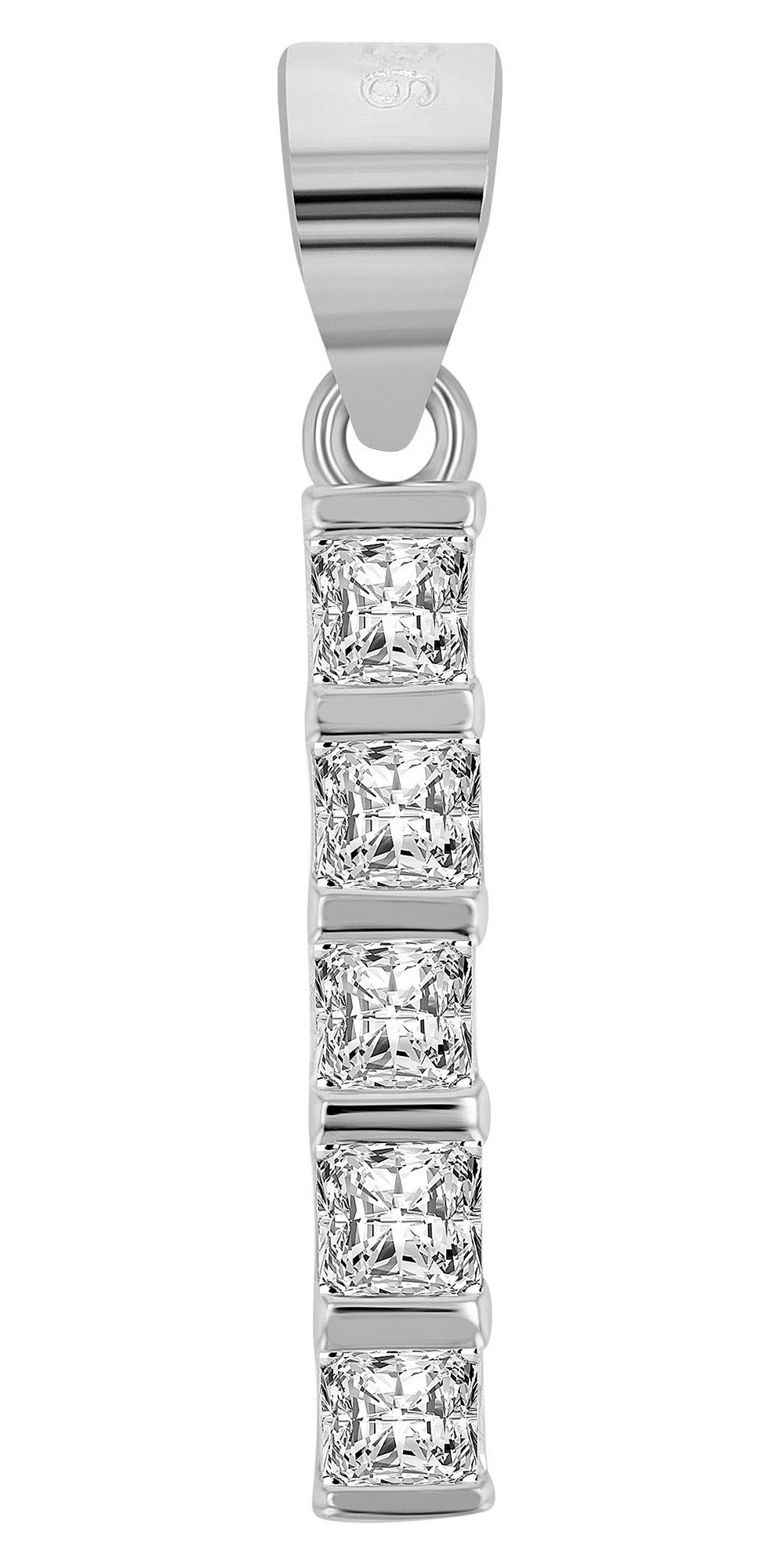 Kettenanhänger Anhänger aus 925 Silber mit Zirkonia