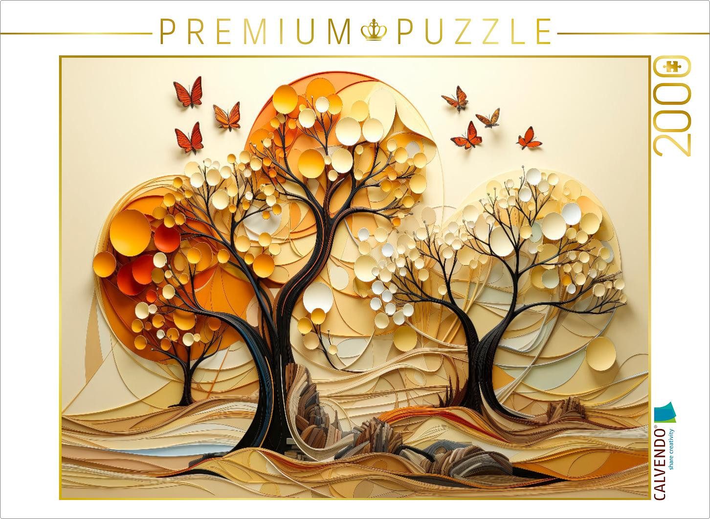 CALVENDO Puzzle CALVENDO Puzzle Baum Kunst, 2000 Teile Lege-Größe 90x67cm Foto-Puzzle, 2000 Puzzleteile