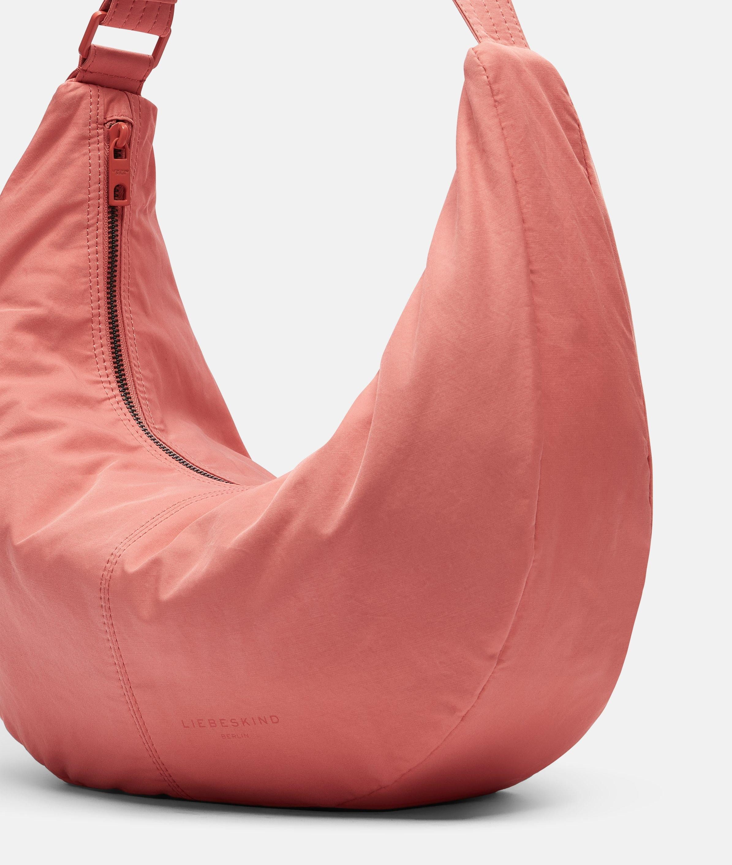 Liebeskind Berlin Schultertasche Nylon Moon Hobo M, Mittelgroße Hobo-Bag aus Nylon