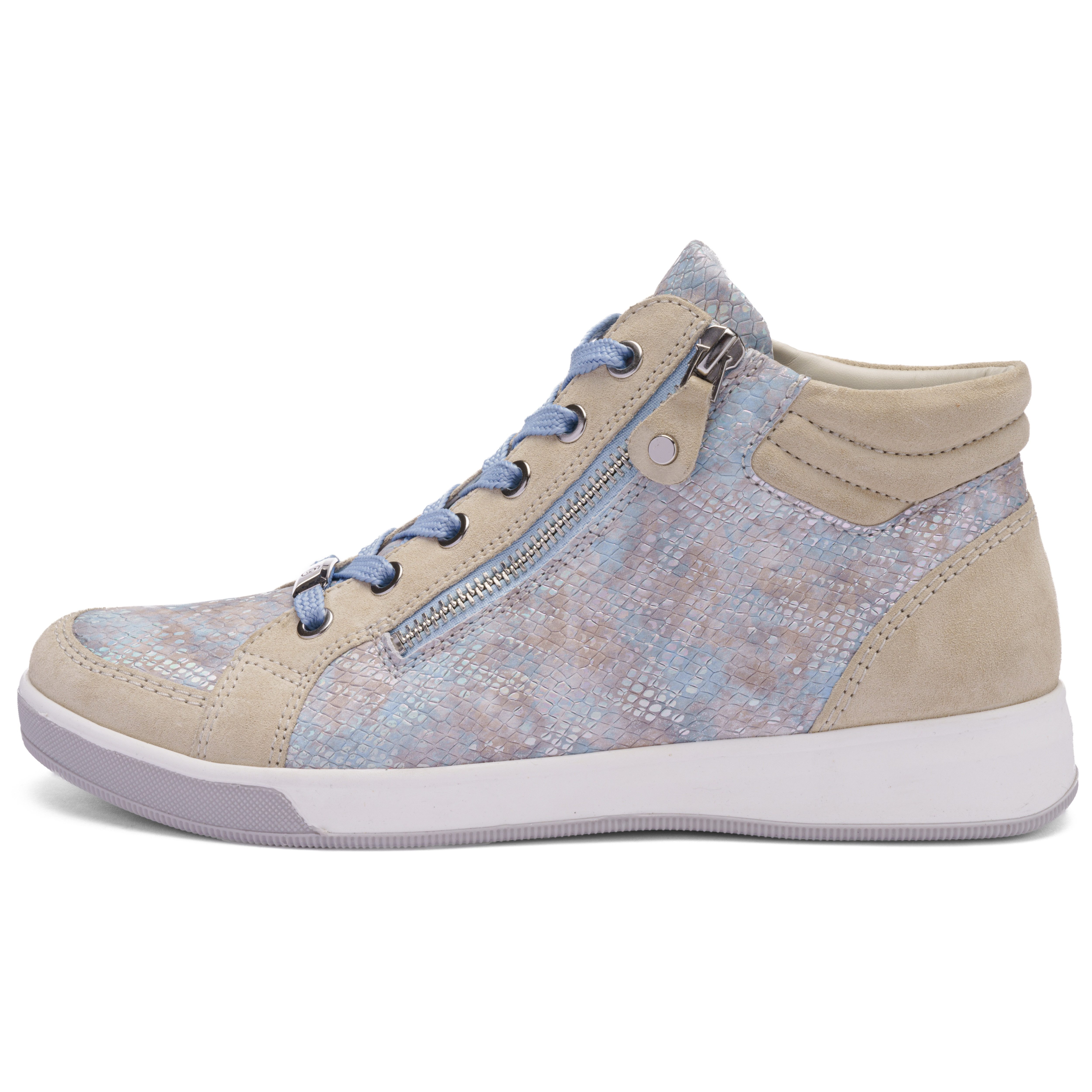 Ara ROM Sneaker, Freizeitschuh, High-Top-Sneaker, Schnürschuh in Schuhweite G (weit)