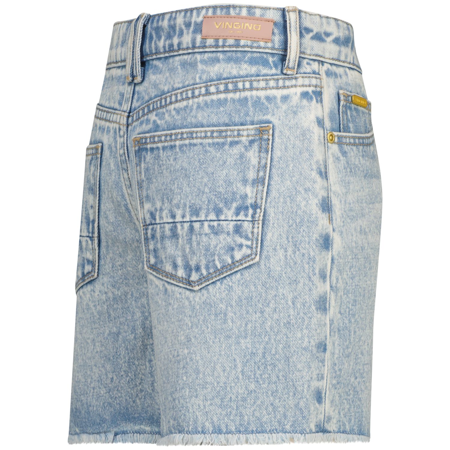 Vingino Jeansshorts Mädchen Jeansshorts Denim hell Sommer Shorts Baumwolle