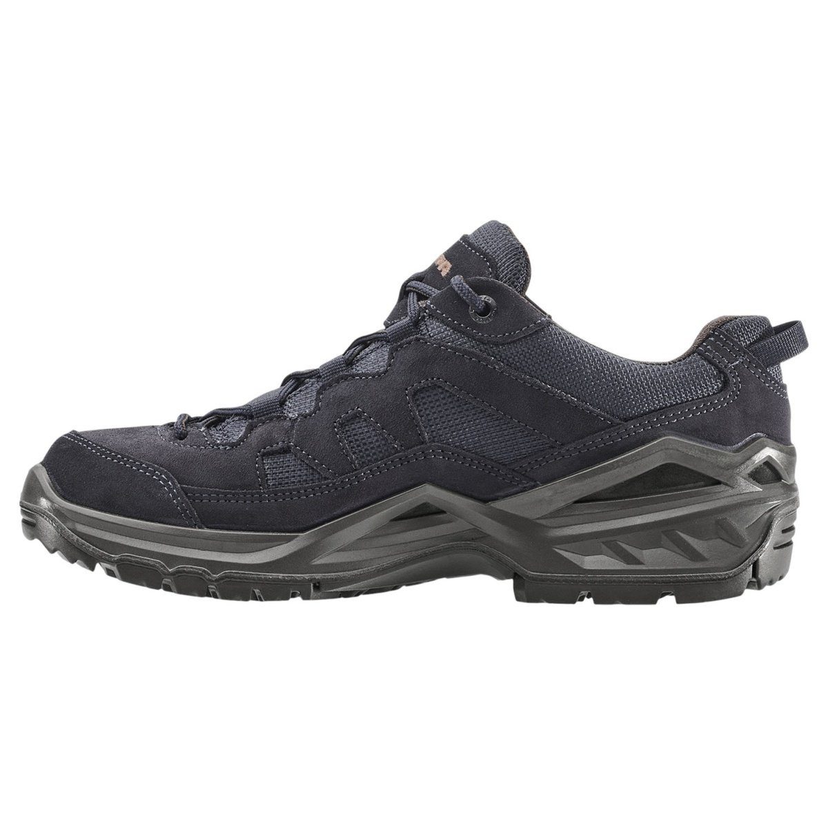 Lowa Sirkos Evo Low GTX (Veloursleder/Textil, wasserdicht) navyblau/braun W günstig online kaufen