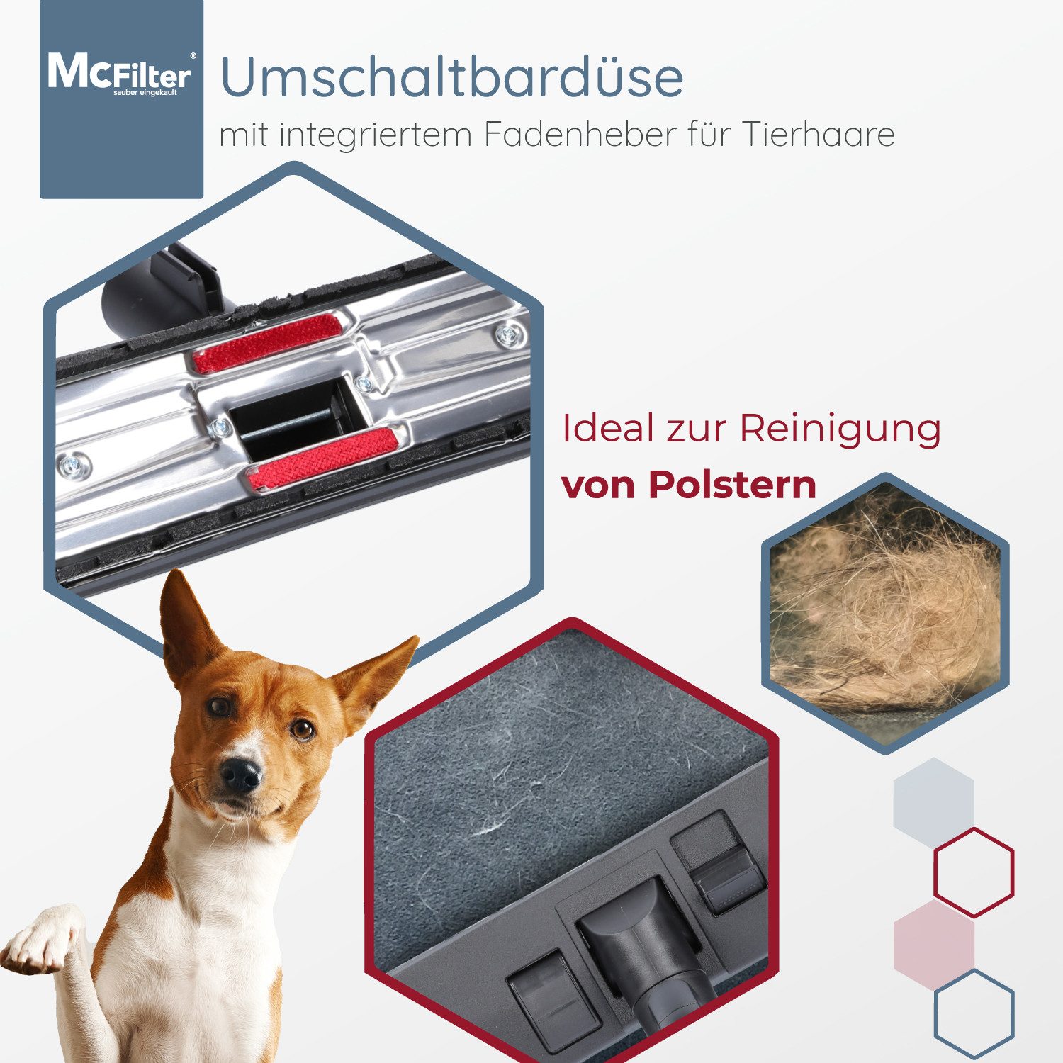 McFilter Kombidüse Düse passend für Miele S3, S5, S6, S7 und S8 Staubsauger Serie, (S3, S5, S6, S7 und S8 Staubsauger Serie, Staubsaugerdüse mit 35mm Anschluss sowie Einrast-und Parkfunktion … B08NW6B164, Staubsaugerdüse mit 35mm Anschluss sowie Einrast-und Parkfunktion … B08NW6B164, 1-tlg), Alternative für Miele Bodendüse SBD 285-3 AllTeQ (7253830)
