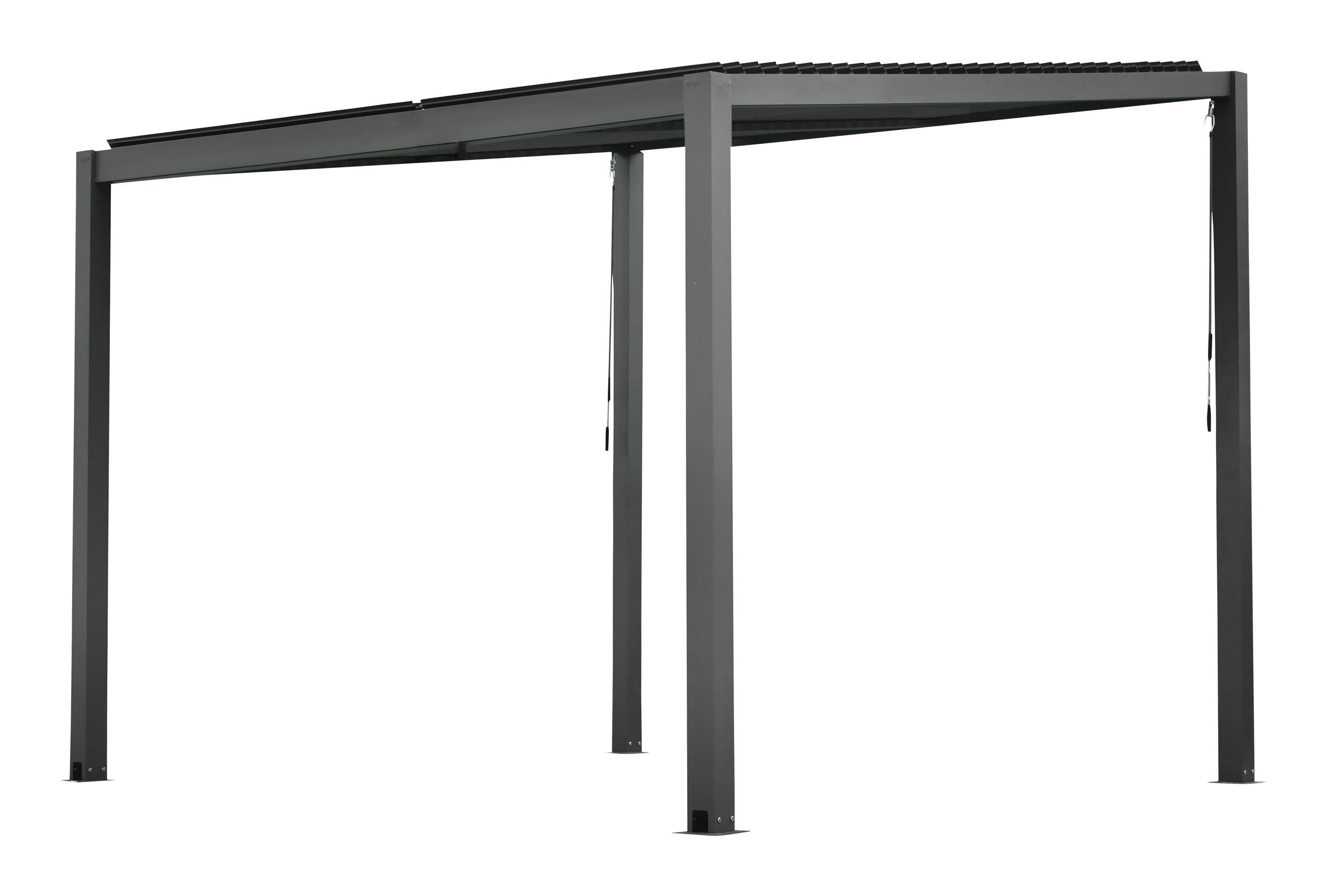 Floraworld Pergola, Mit Lamellenndach Größe 1 300 x 505 x 212/238 cm