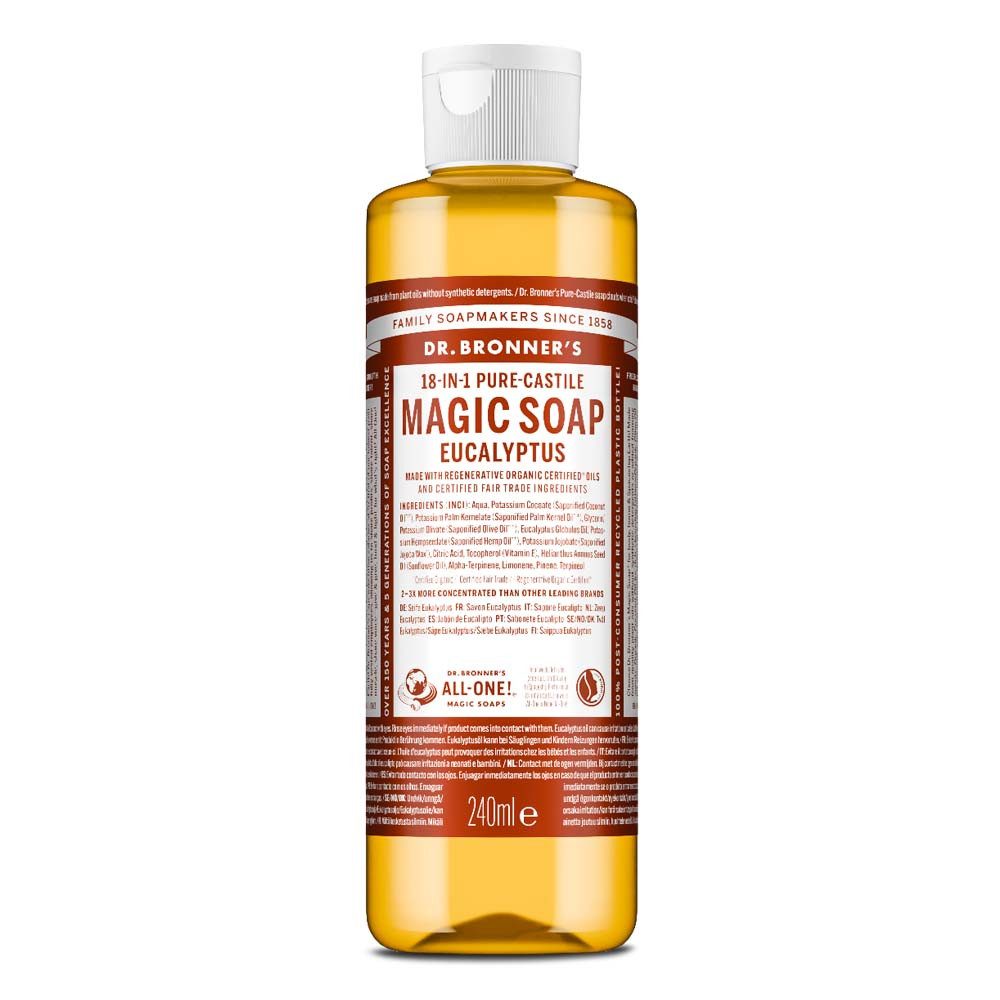 Dr. Bronners Flüssigseife Eukalyptus - 18in1 Magic Soap Naturseife 240ml