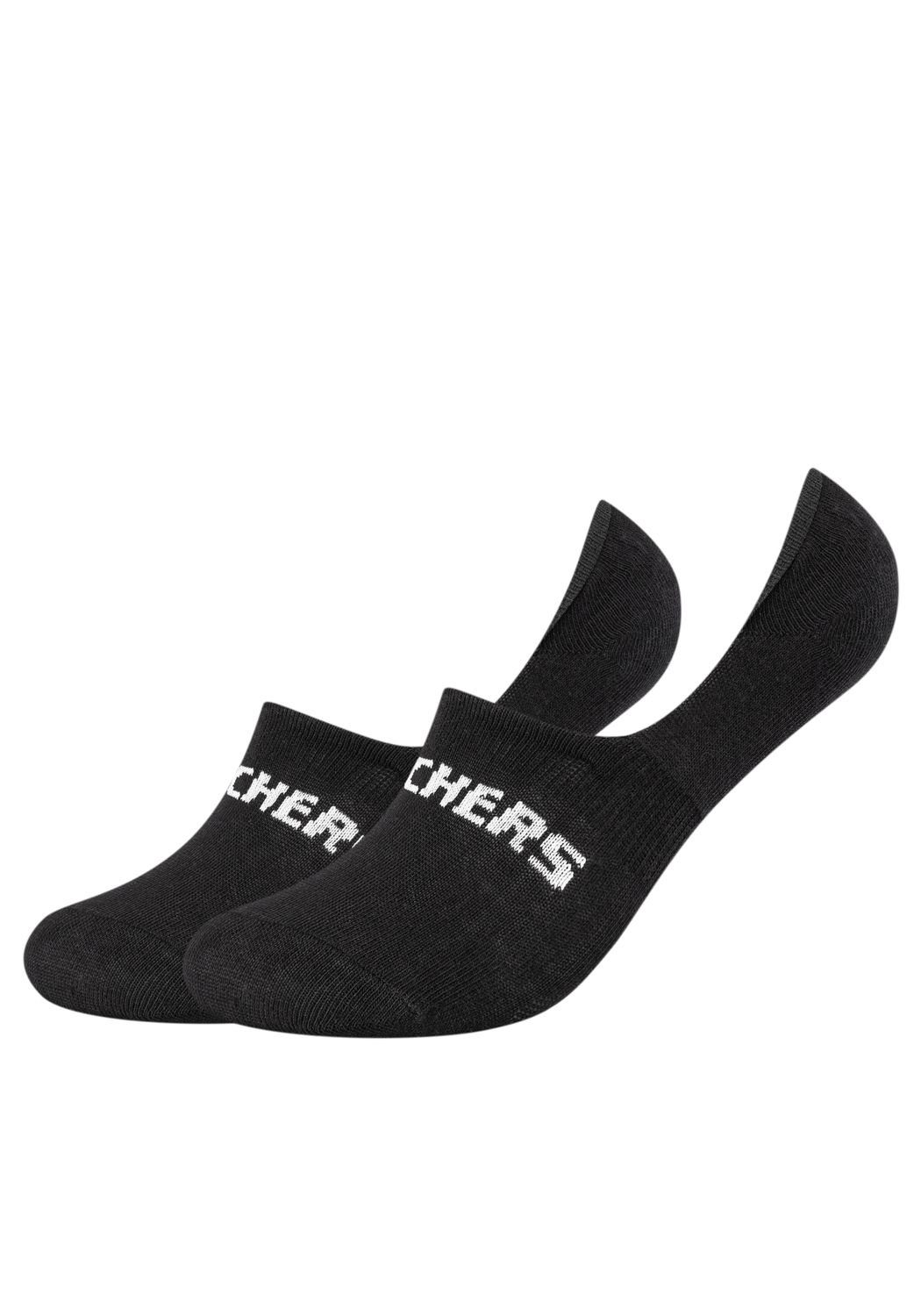 aus Mesh (1-Paar) Skechers Füßlinge (9999) Ventilation Baumwollmix Black