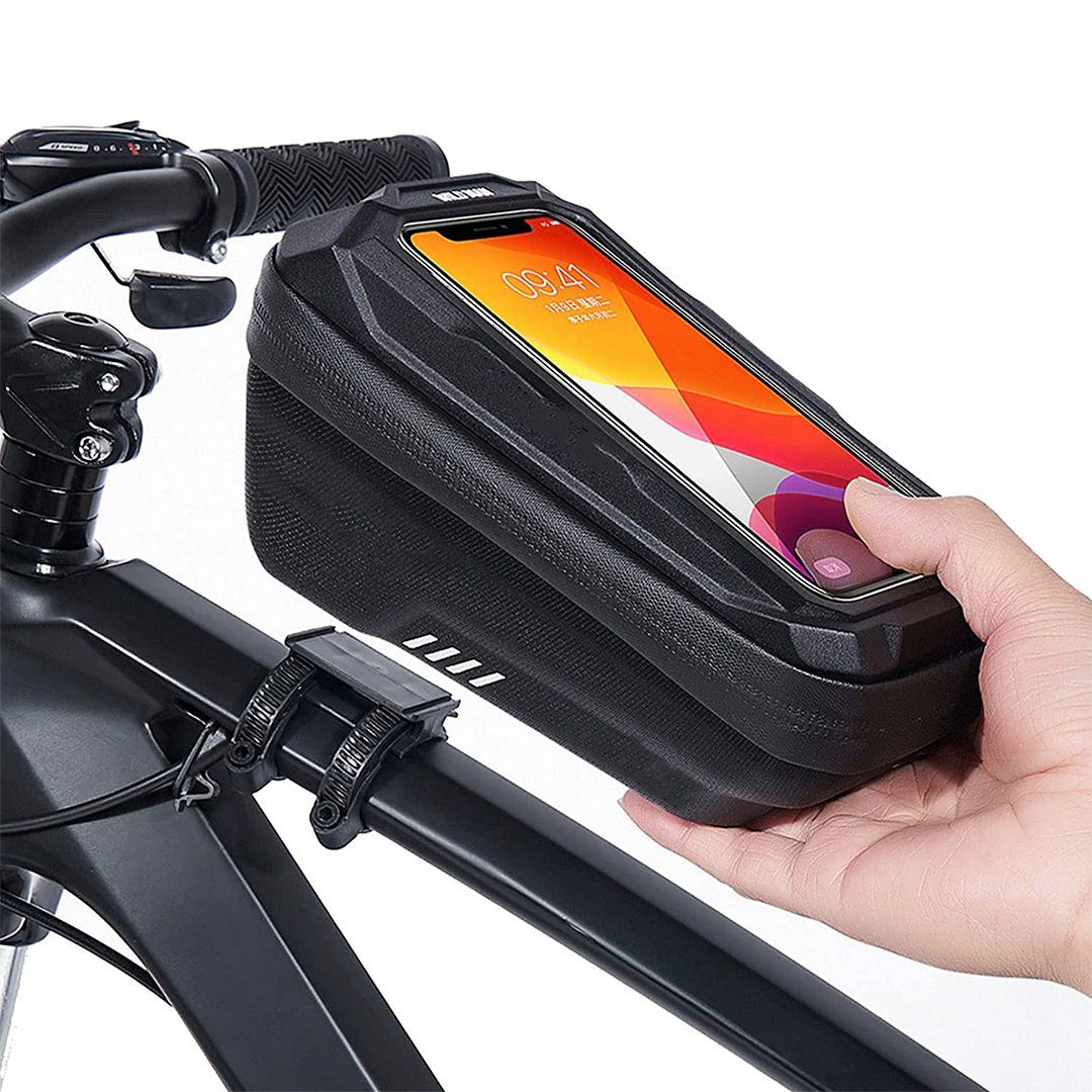 Fahrradtasche Wasserdicht Rahmentasche Handy Oberrohrtasche Smartphone Halterung 