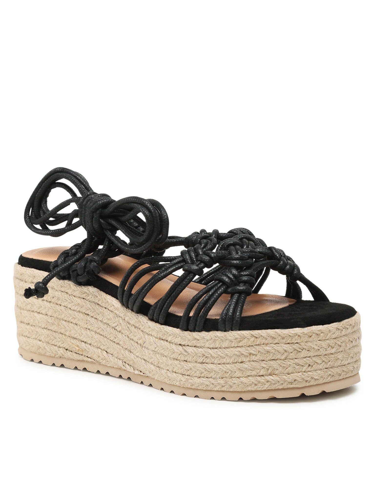 DeeZee Espadrilles RT220681 Black Espadrille