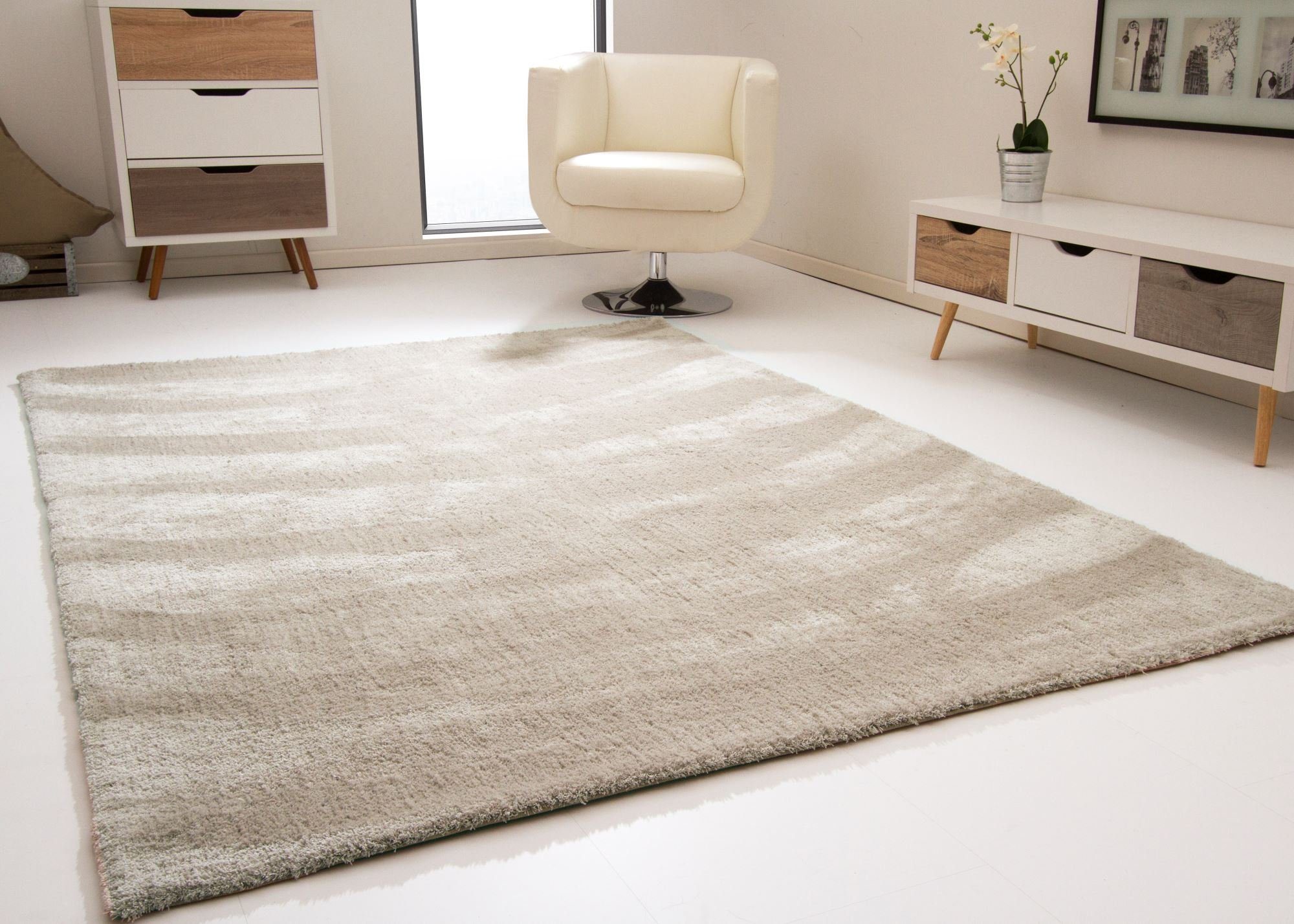 Steffensmeier Teppich Nicki, Rechteckig, Kurzflor Teppich, günstig online kaufen