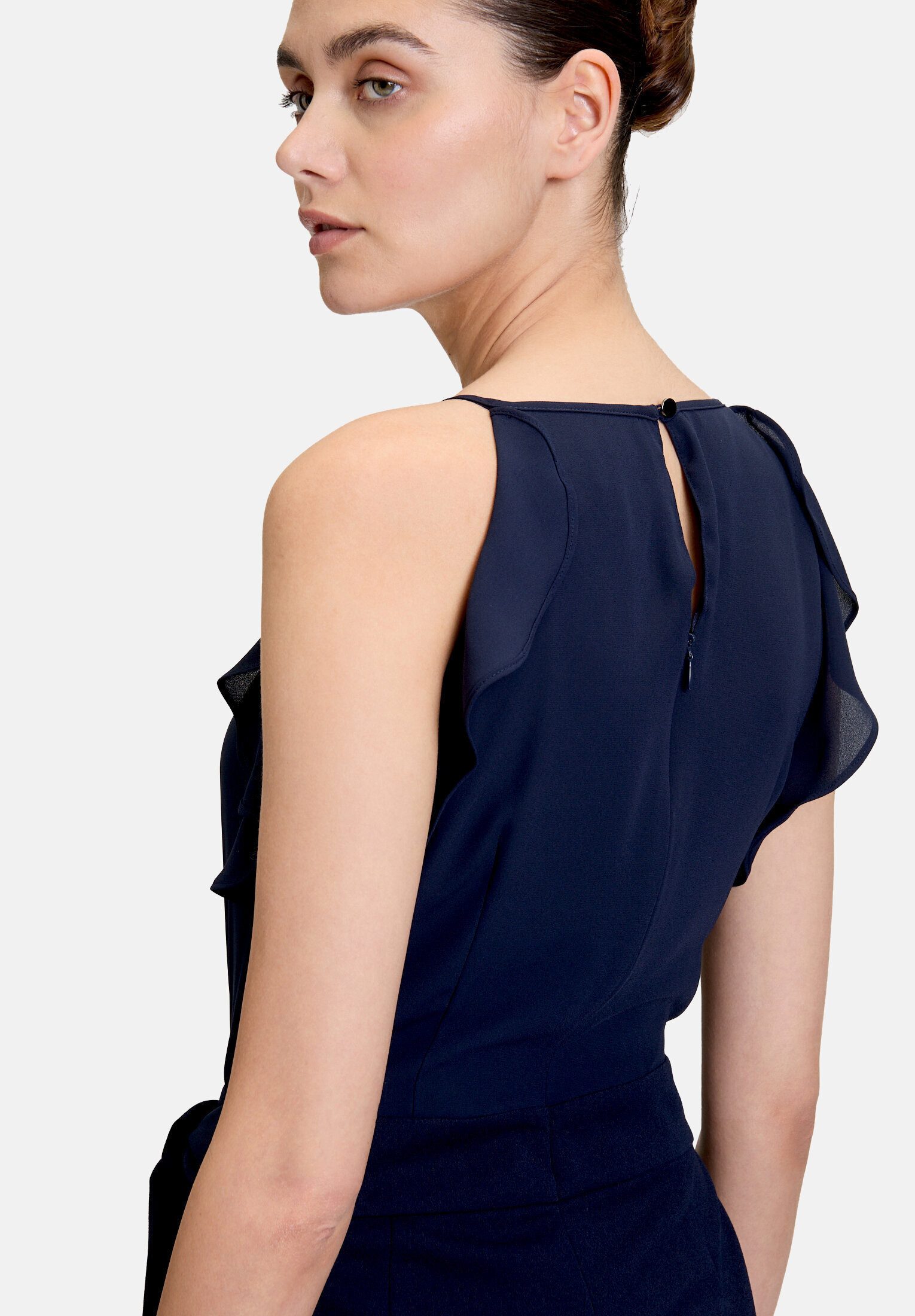 Vera Mont Overall Damen mit Volant (1-tlg) Bindeband