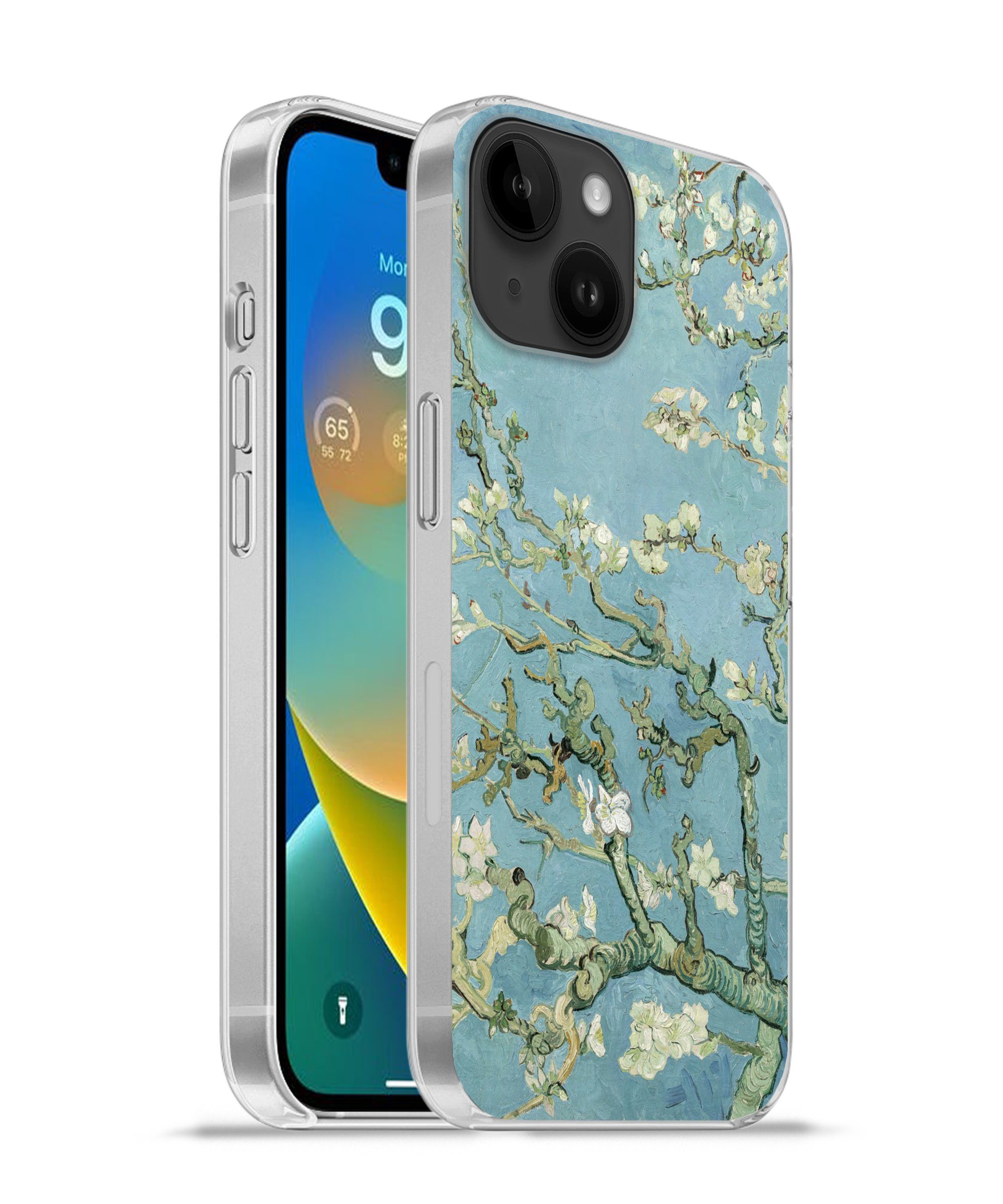 MuchoWow Handyhülle für Apple iPhone 14 Mandelblüte - Van Gogh - Kunst, Smartphone-Bumper, Print, Handy Schutzhülle Dünn