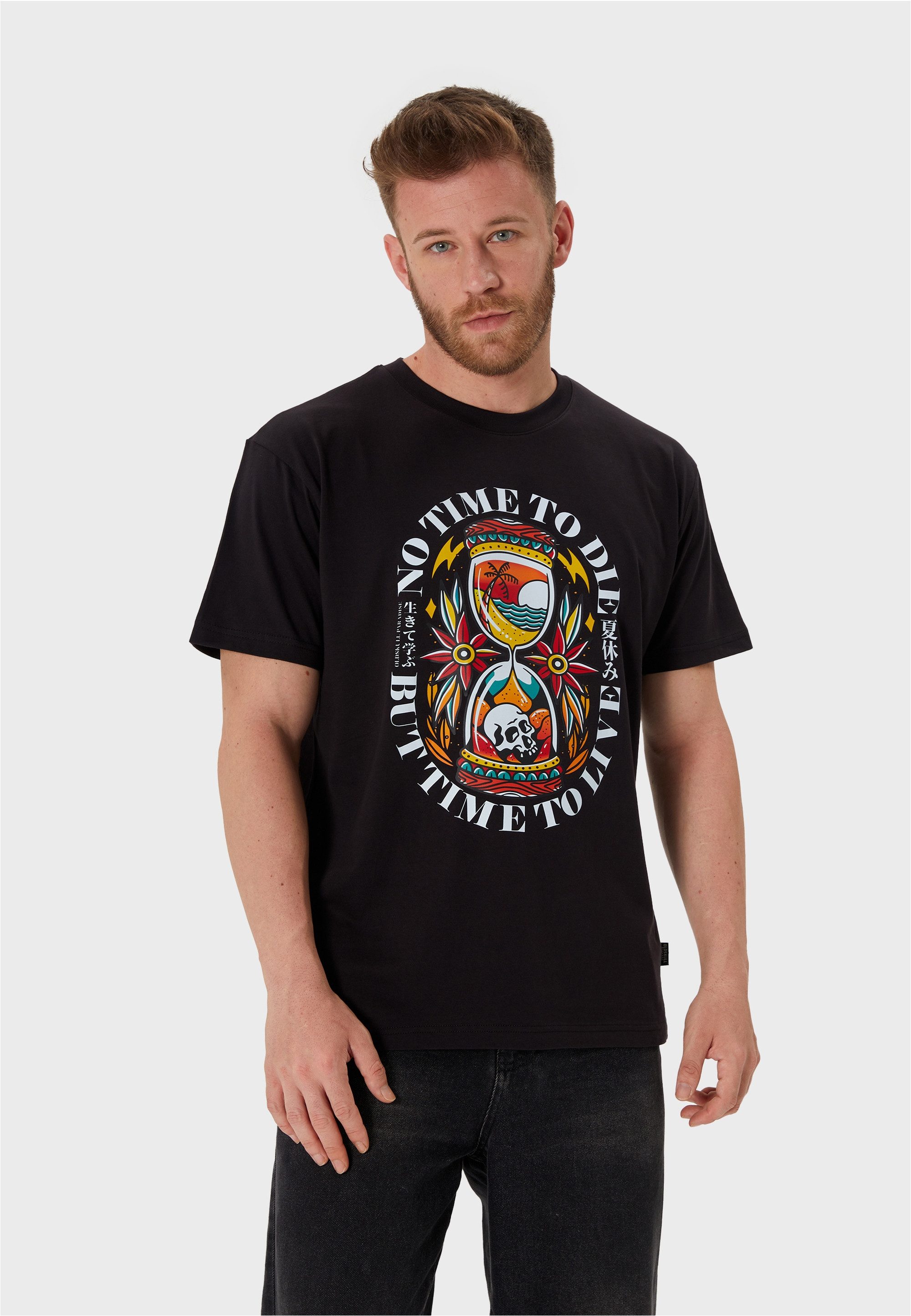 Oldskull T-Shirt Wrldvibe Time To Live (1-tlg) mit angesagtem Frontprint günstig online kaufen