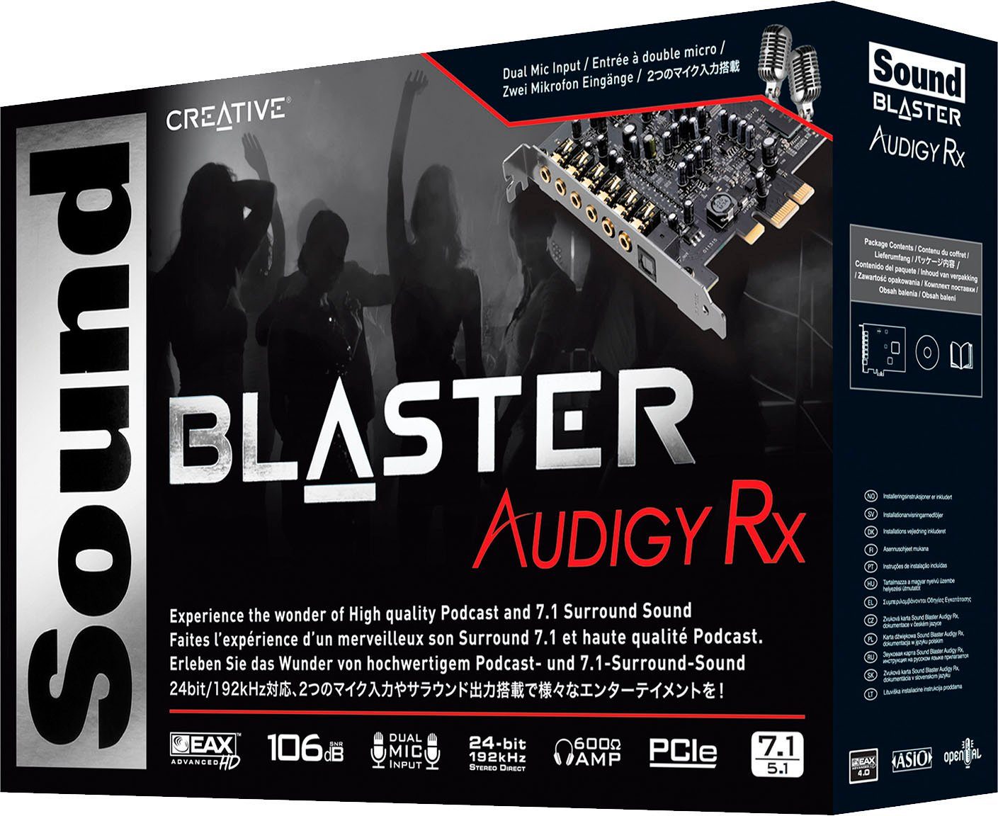 Creative Sound Blaster Audigy RX Soundkarte 7.1 Surround