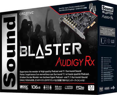 Creative Sound Blaster Audigy RX PCIe Soundkarte 7.1 Surround