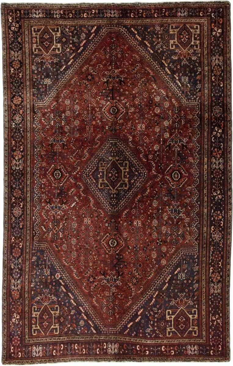 Orientteppich Shiraz 174x272 Handgeknüpfter Orientteppich / Perserteppich, Nain Trading, rechteckig, Höhe: 10 mm