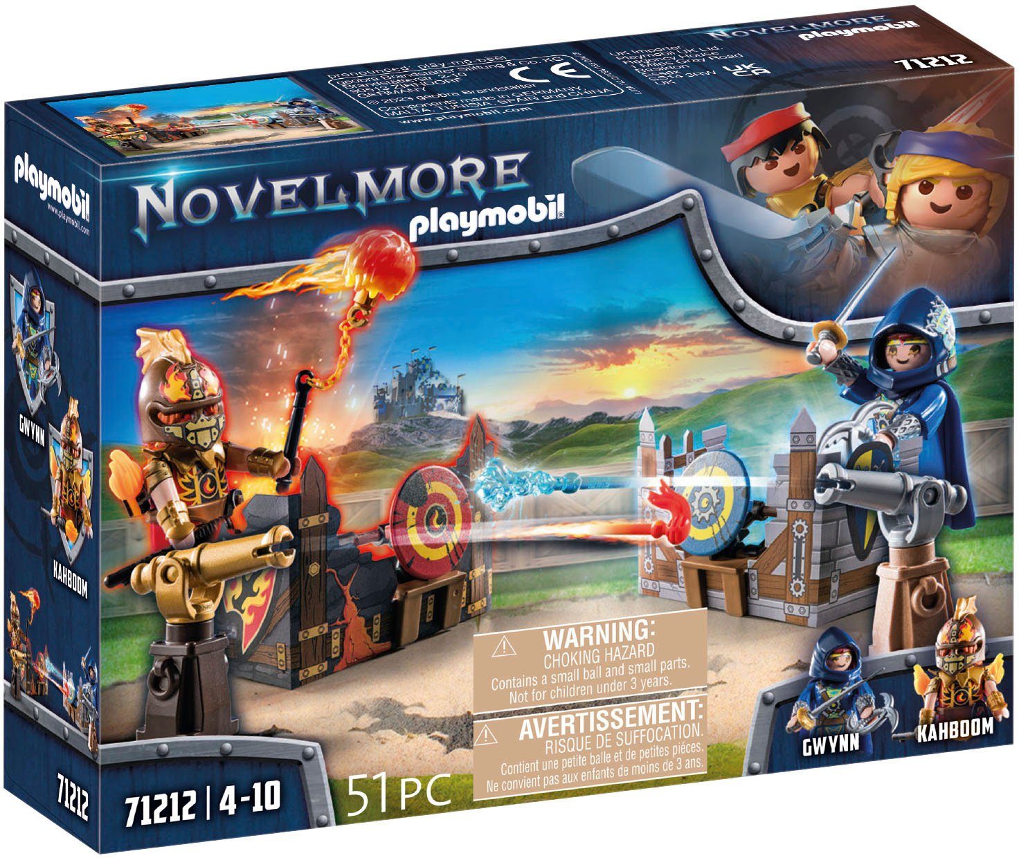 Playmobil® Konstruktions-Spielset Novelmore vs. Burnham Raiders - Zweikampf (71212), Novelmore, (51 St), Made in Europe