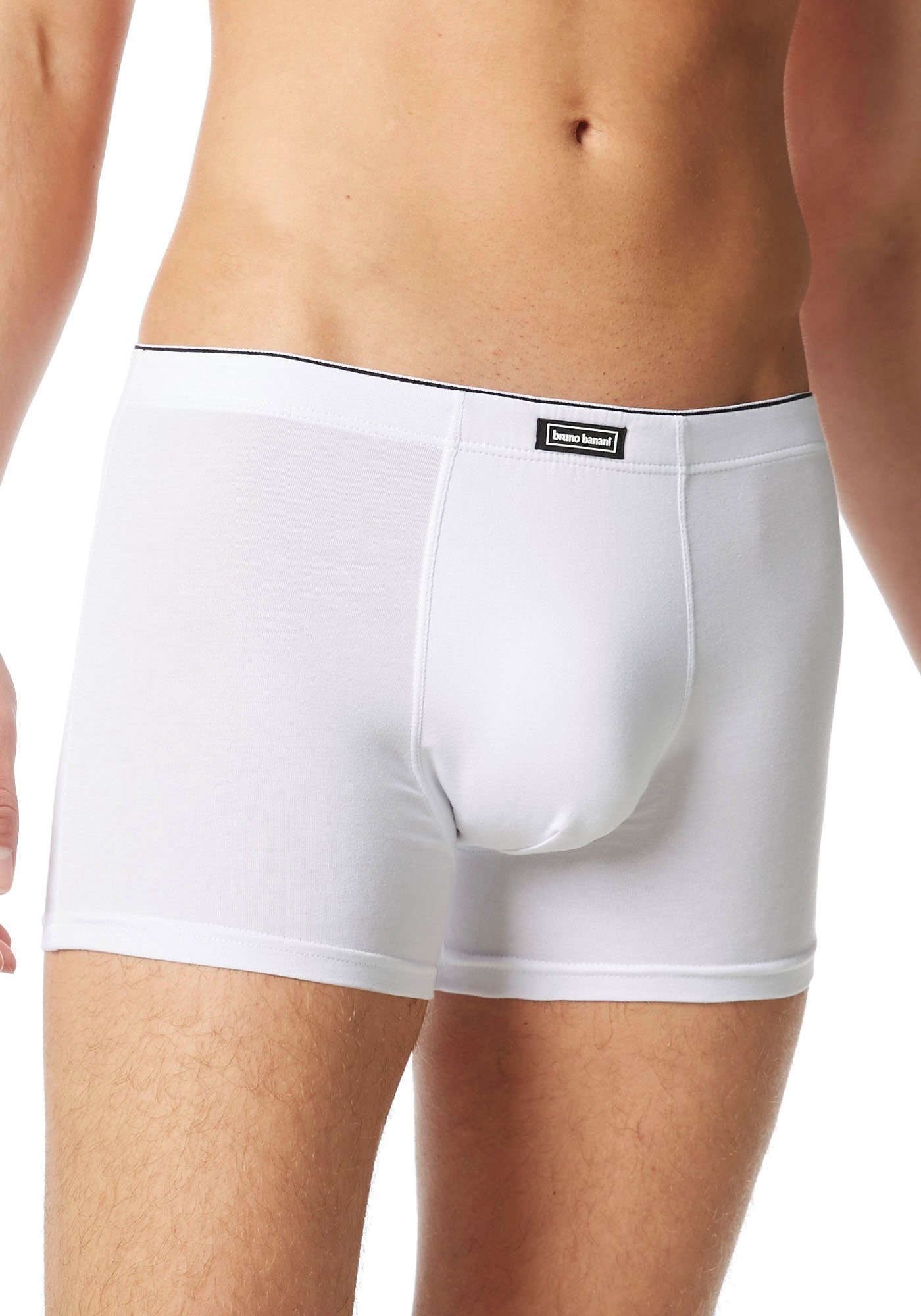 Bruno Banani Boxershorts Short Infinity mit kontrastfarbenen Logobund