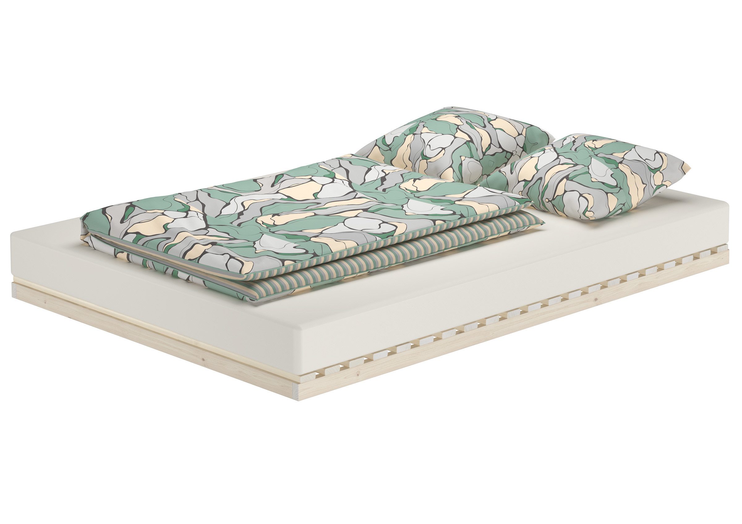 ERST-HOLZ Bett Niederflurbett Metallfrei 140 x günstig online kaufen