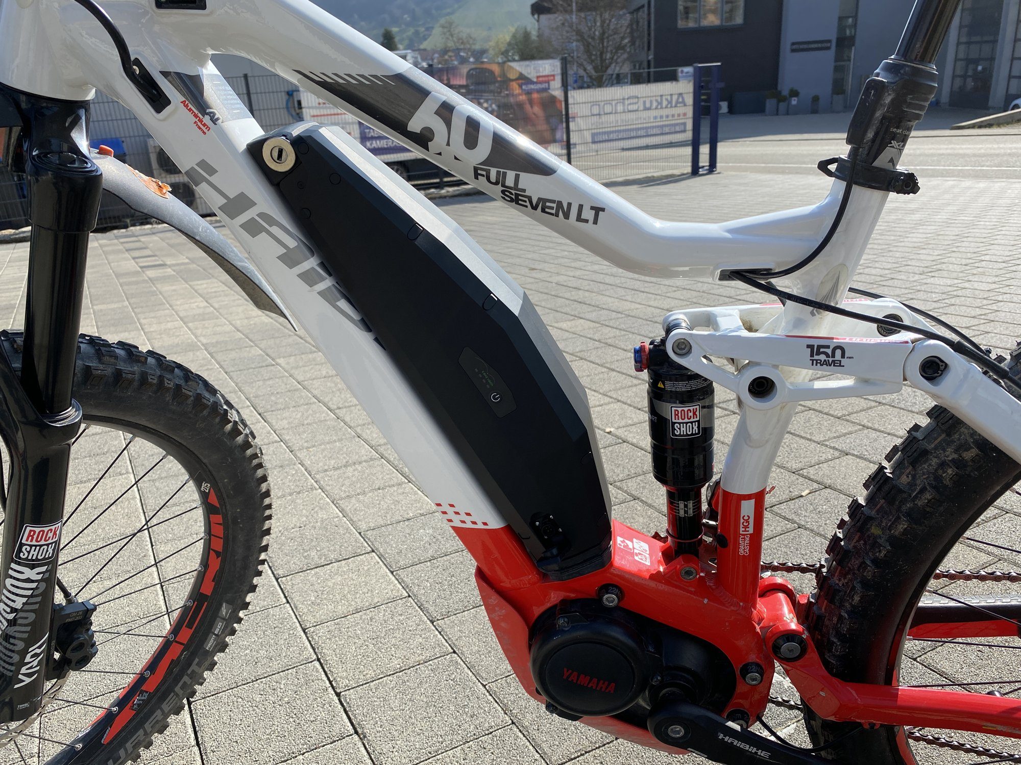 Weiß/Rot/Anthrazit für Akku Akku E-Bike 2018 6.0 Vision Haibike FullSeven 745wh LT SDURO
