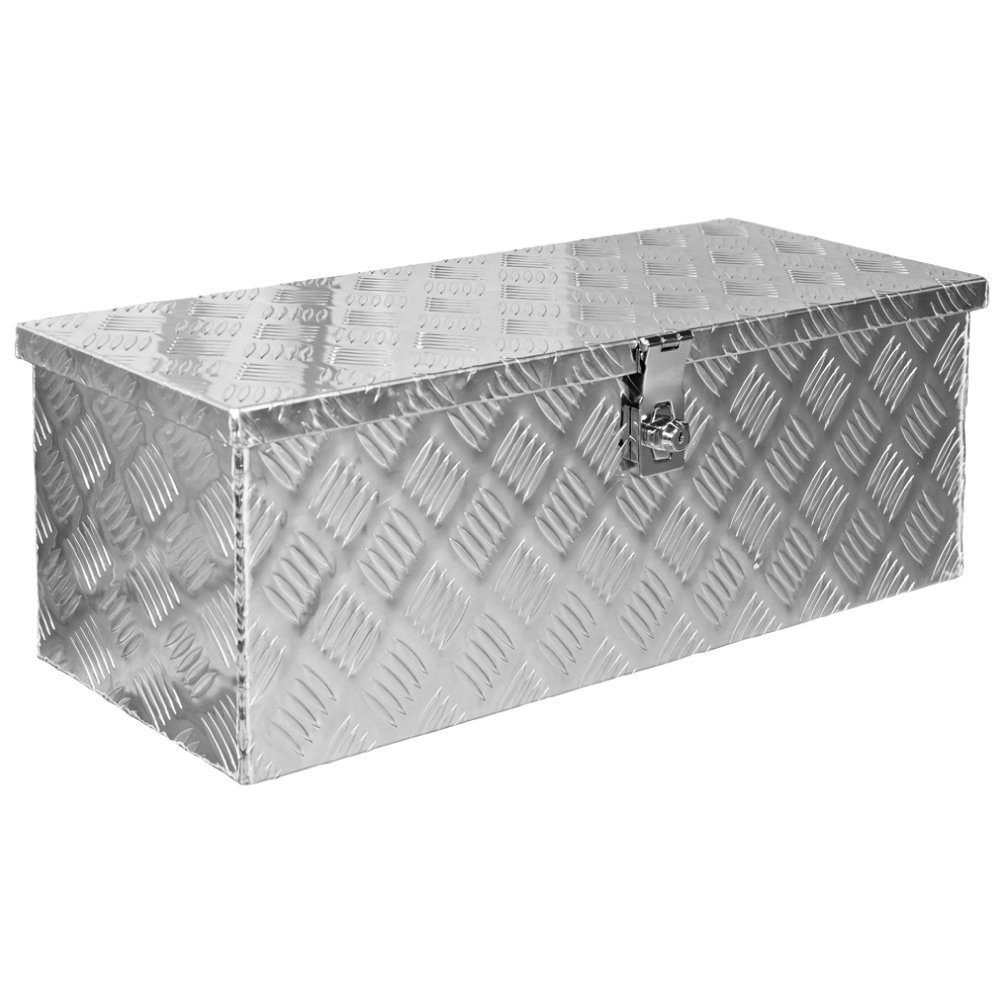 Trucky Anhänger-Deichselbox Truckbox Box Werkzeugkiste Anhängerbox Deichselbox Aluminium D050