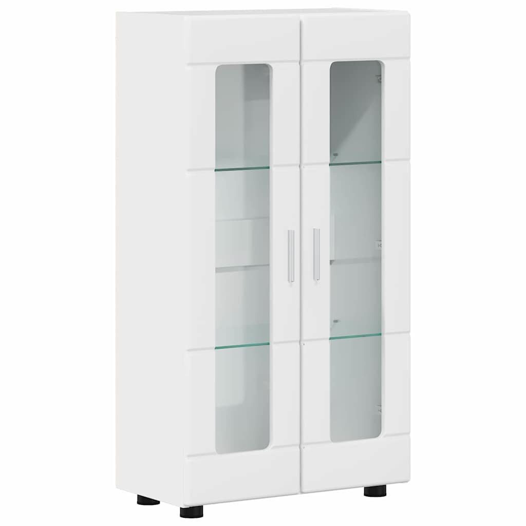 vidaXL Sideboard 55,5 x 29 x 100 cm Sideboard Hochglanz Weiß 55,5x29x100 cm Holzwerksto