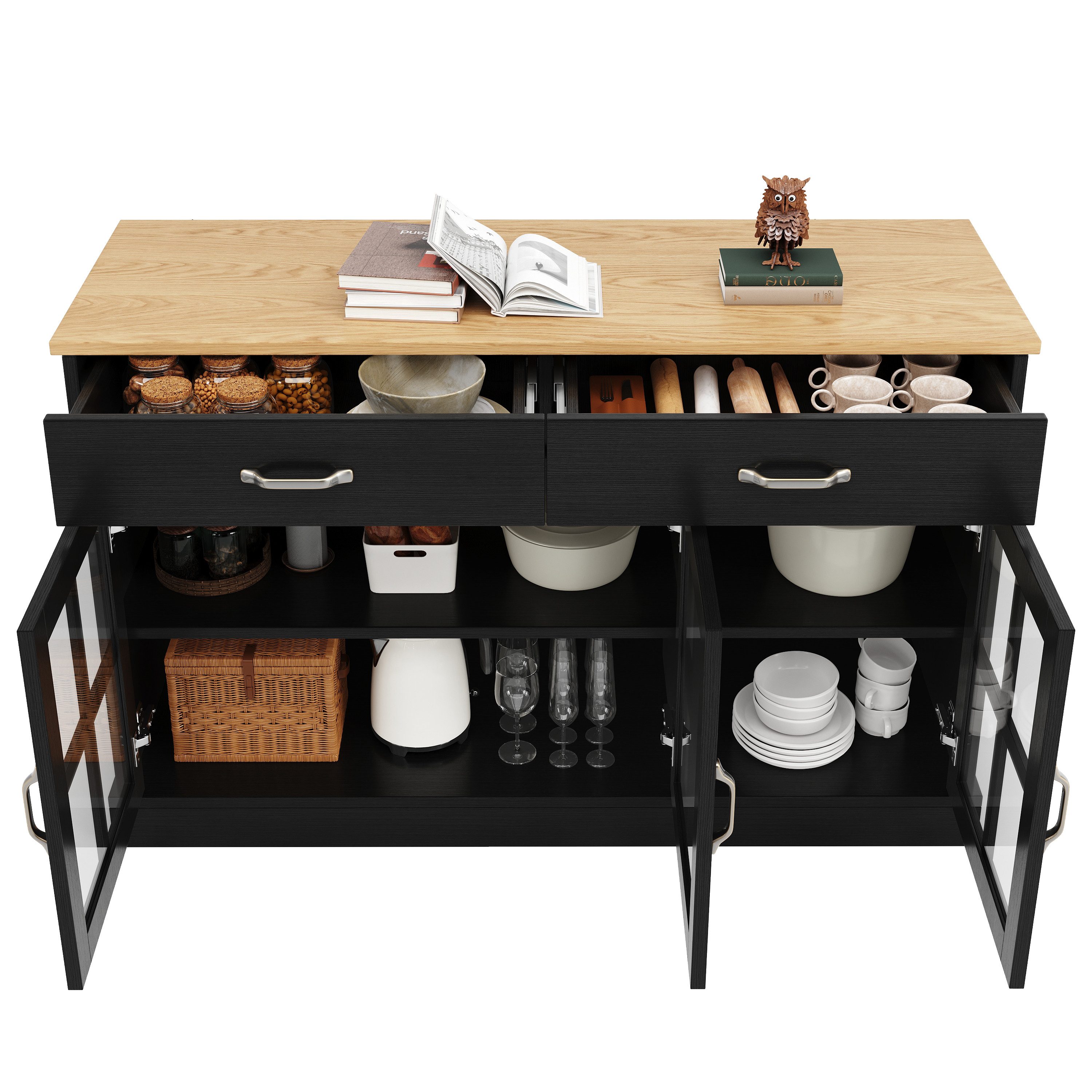 MODFU Sideboard Modernes Küchenschrank,Esszimmerschrank, mit Stauraum günstig online kaufen